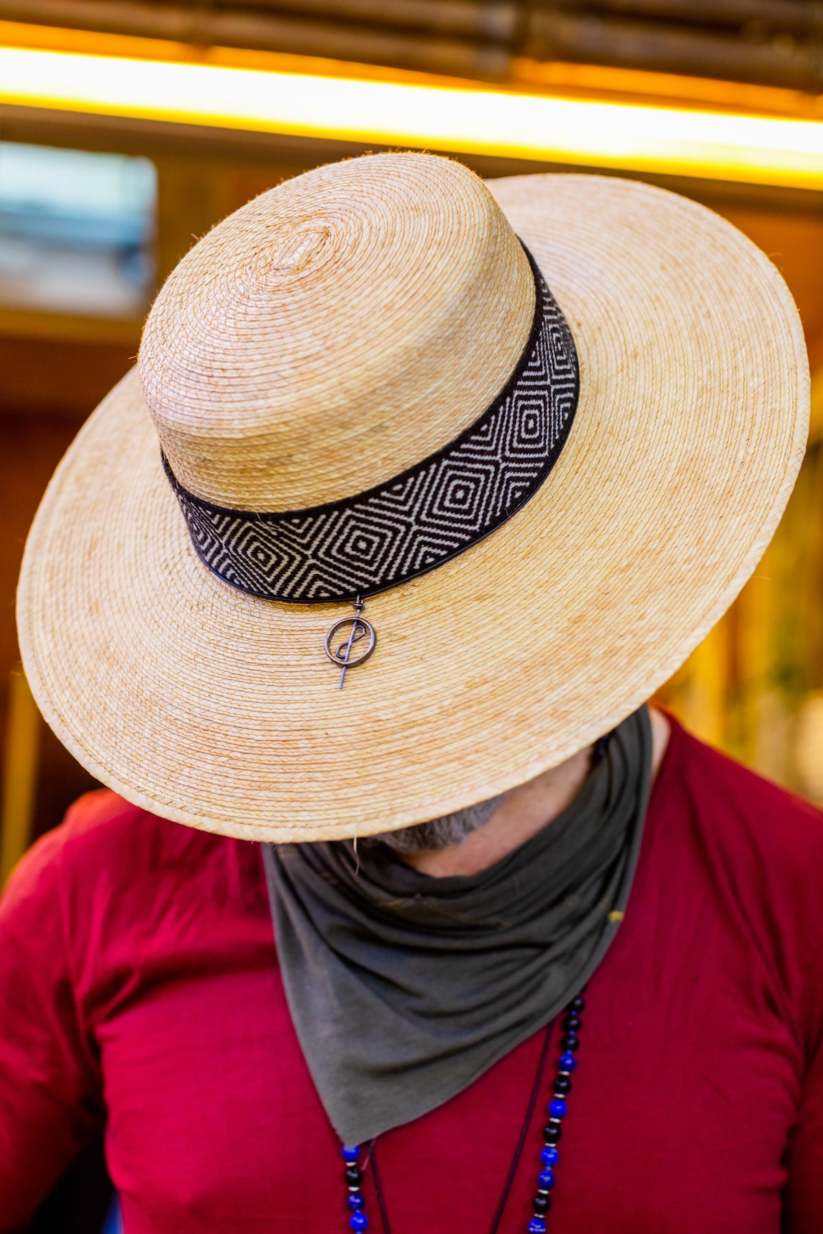 Spanish Palm Leaf Straw Hat