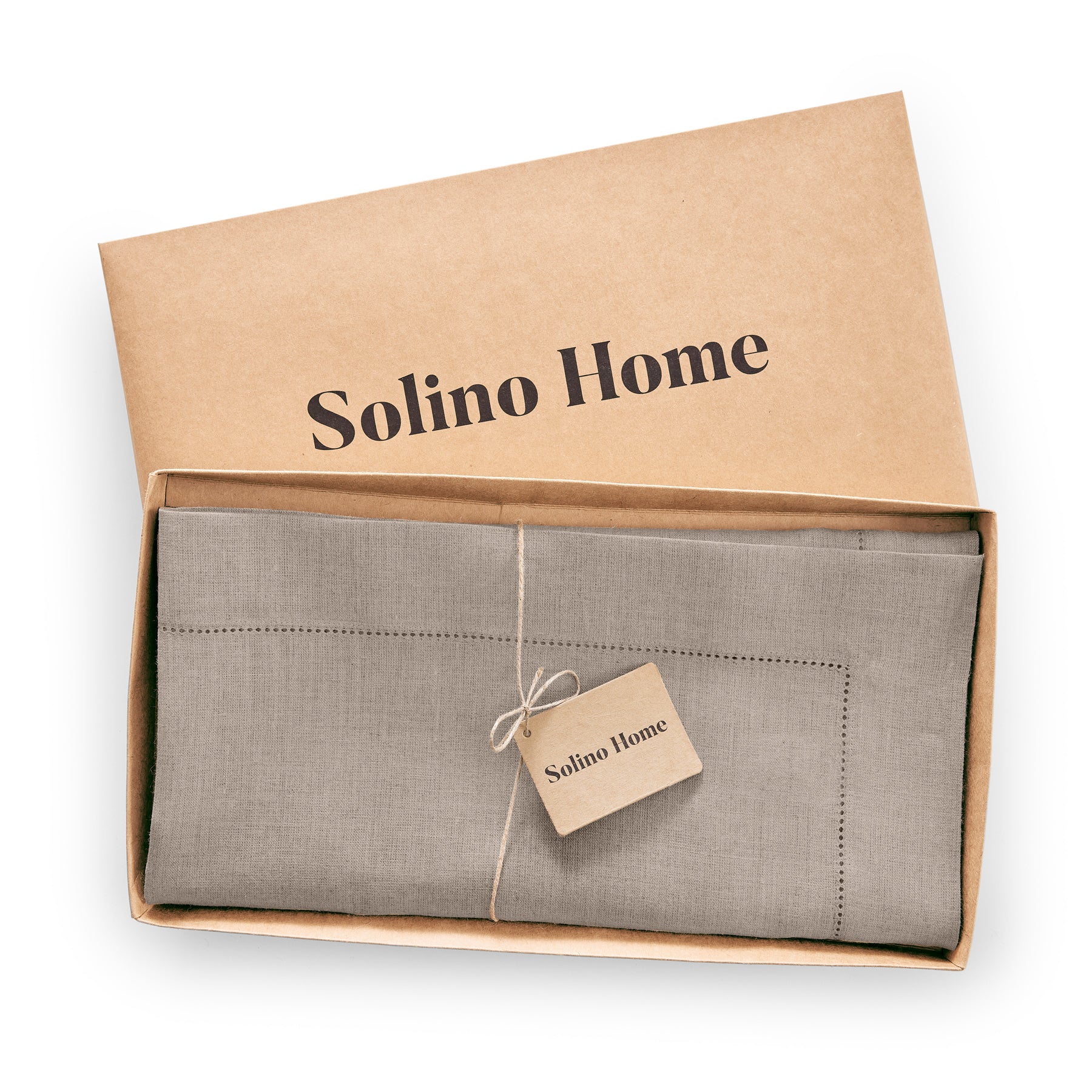 Classic Hemstitch Table Throw