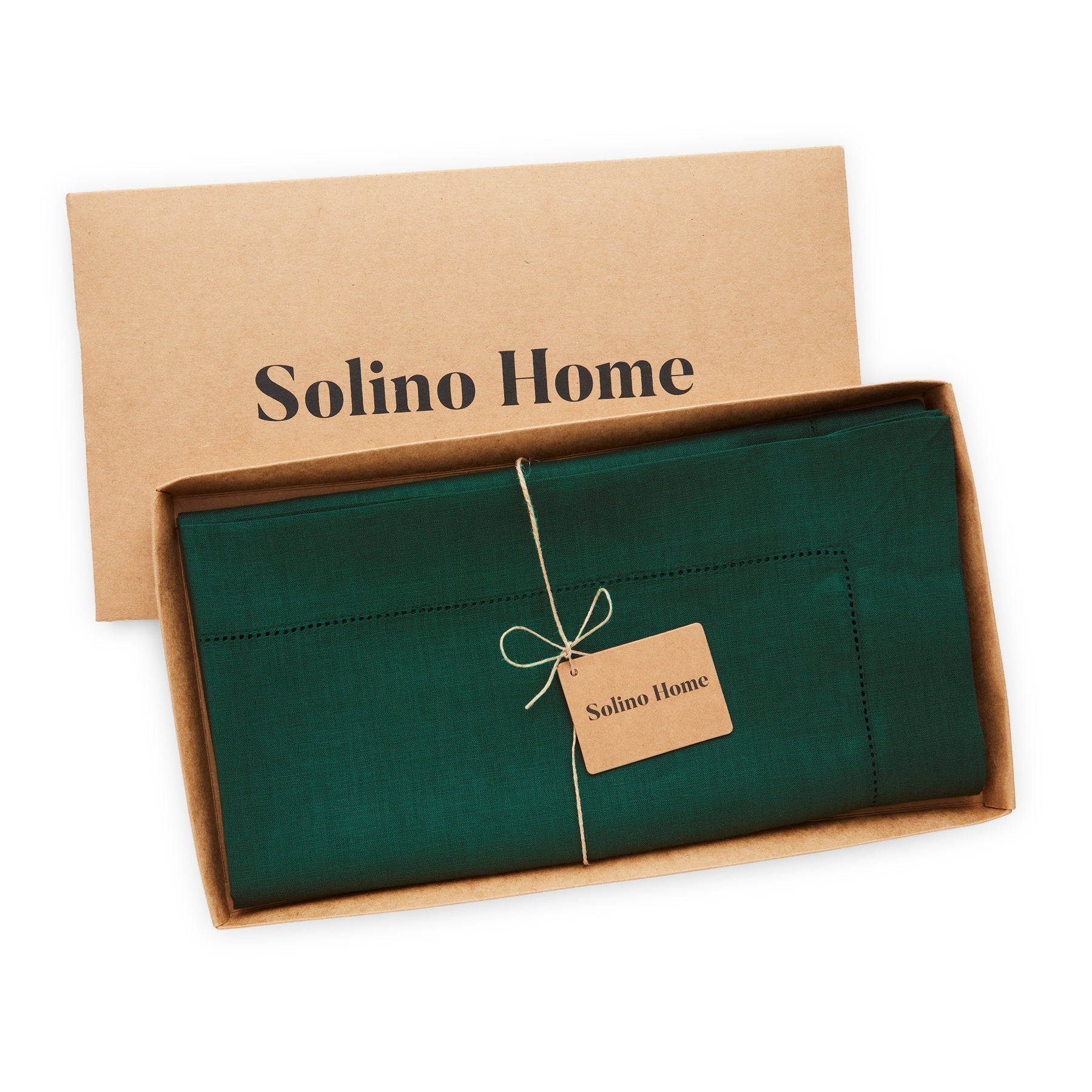 Classic Hemstitch Table Throw