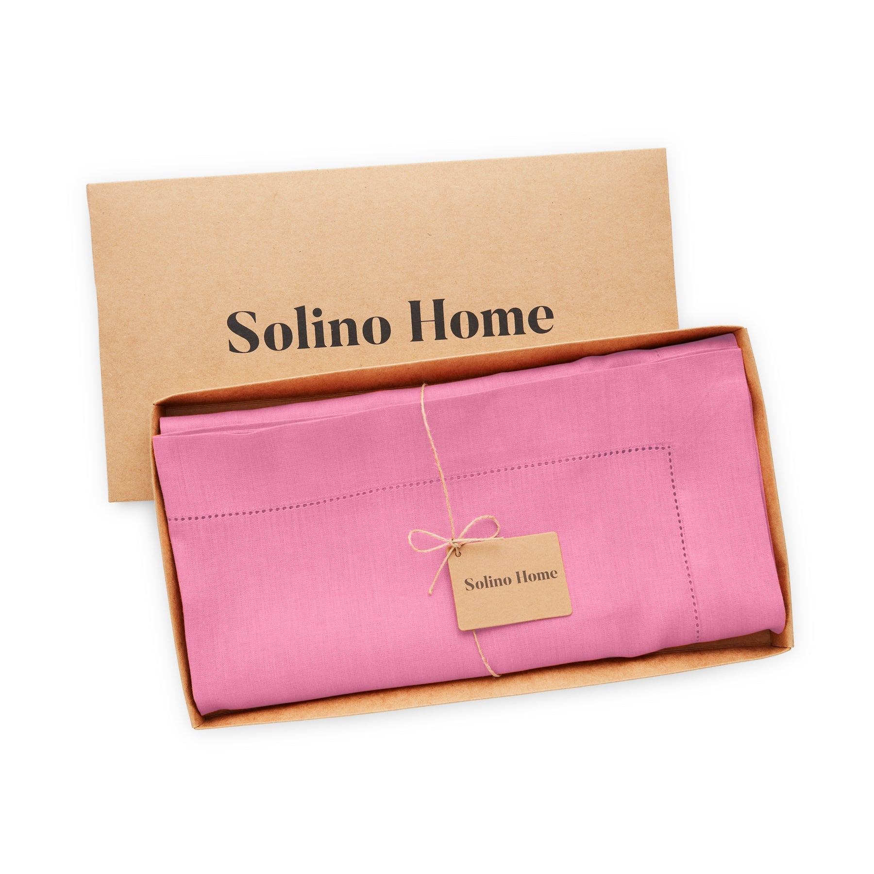 Classic Hemstitch Table Throw