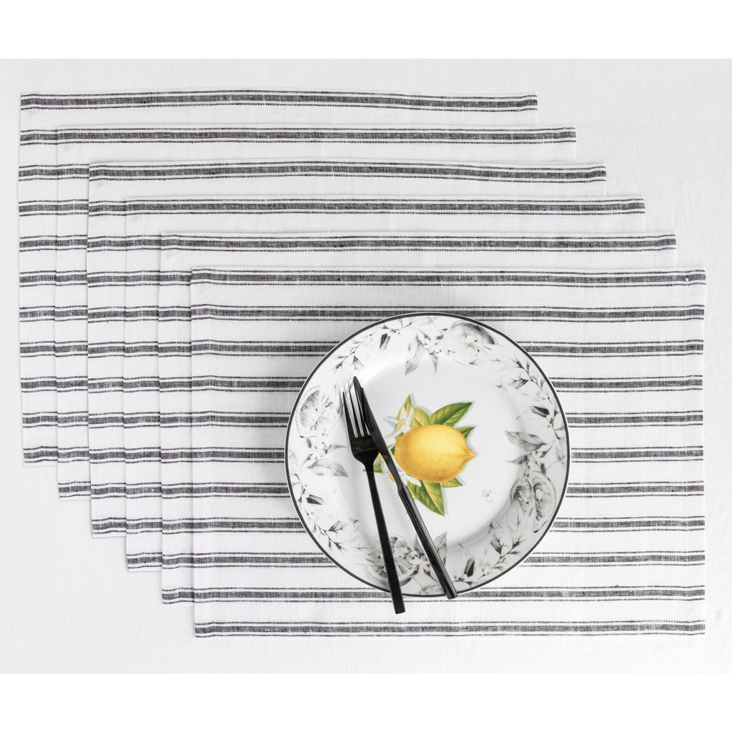 Capri Ticking Stripe Placemats