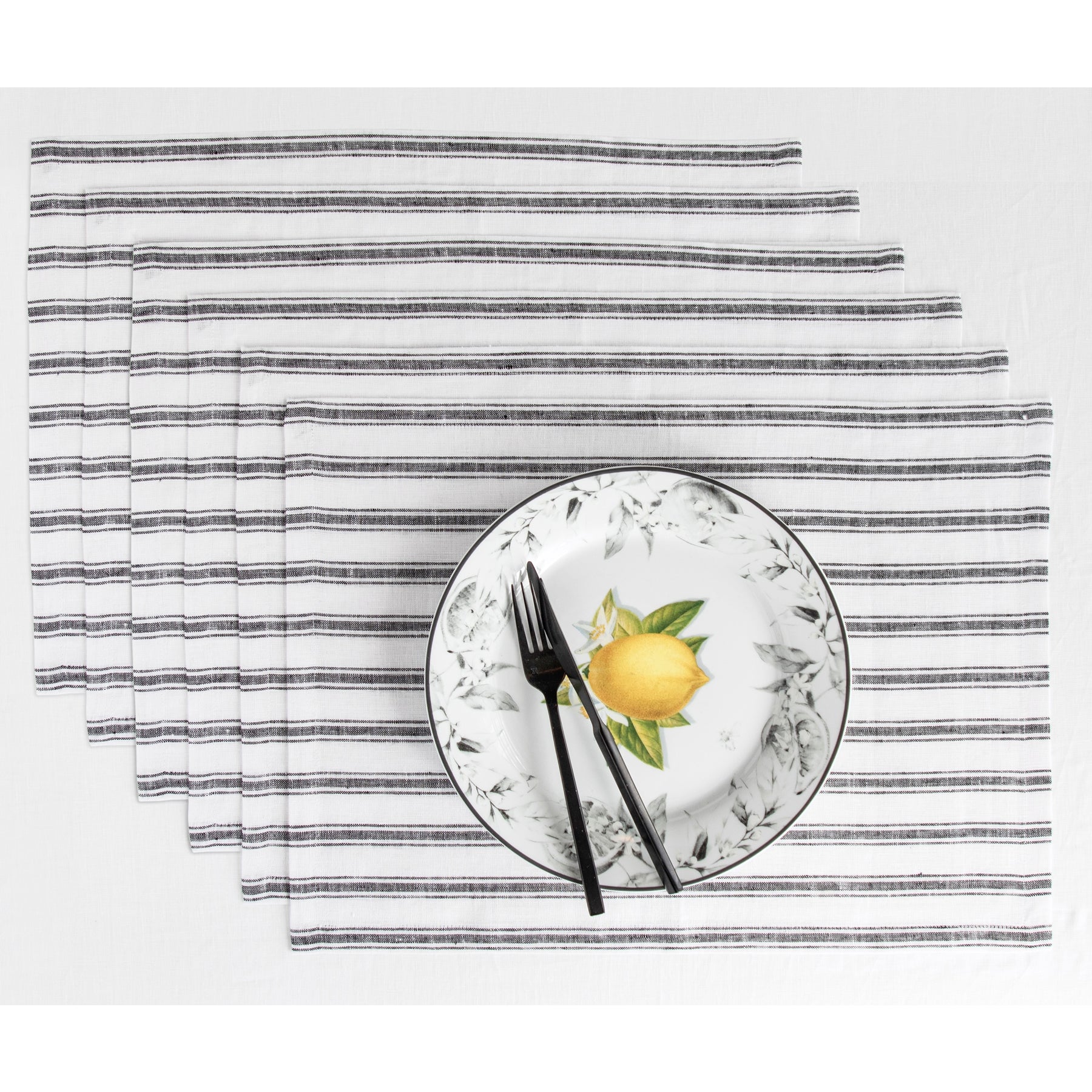 Capri Ticking Stripe Placemats