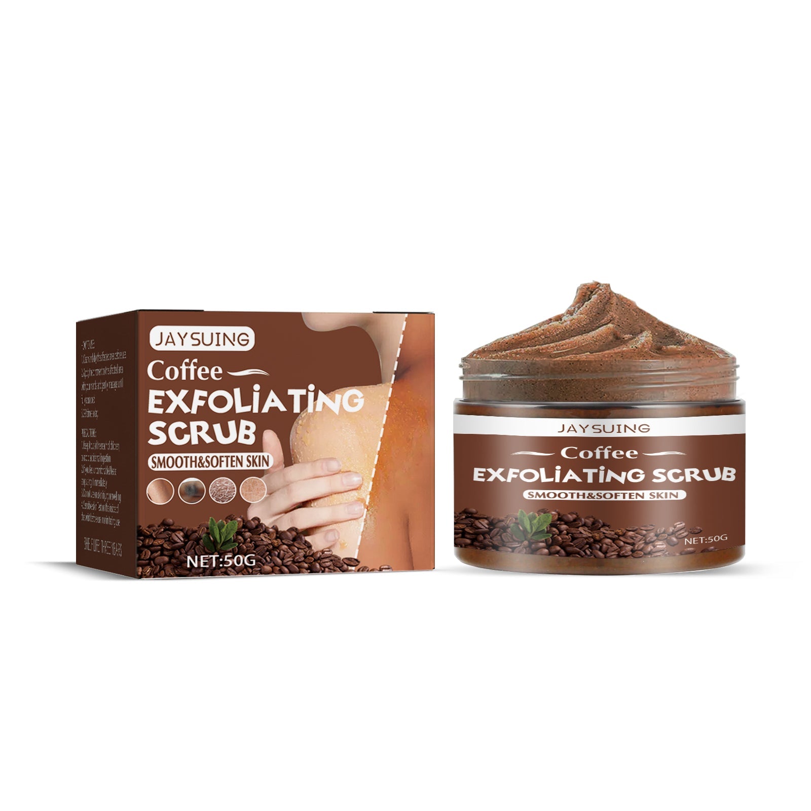 Coffee Scrub, Body Skin Cleansing Exfoliating, Tender Skin, Removing Melanin And Brightening Skin Scrub