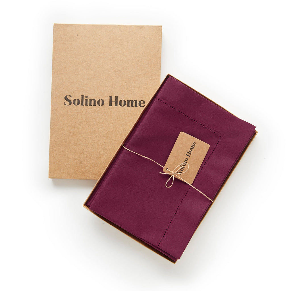 Cotton Linen Hemstitch Napkins