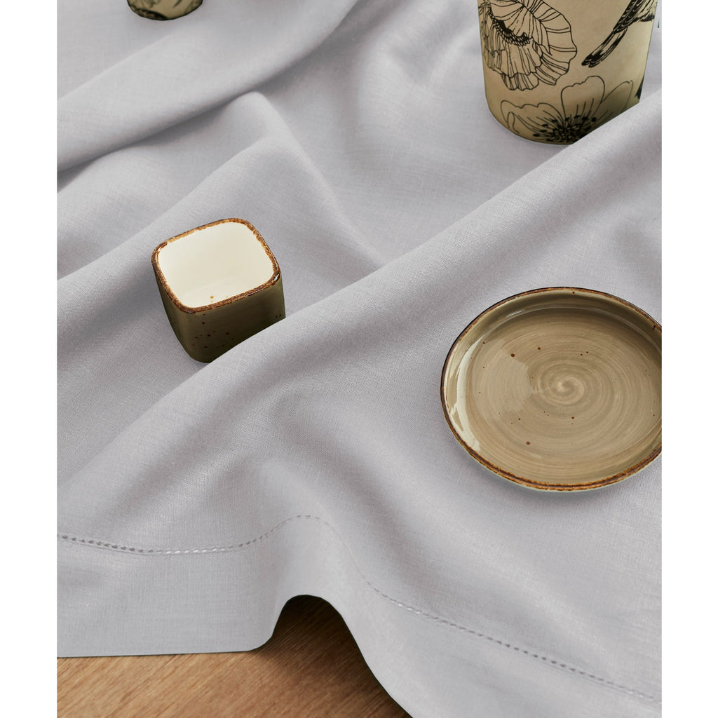 Classic Hemstitch Table Throw