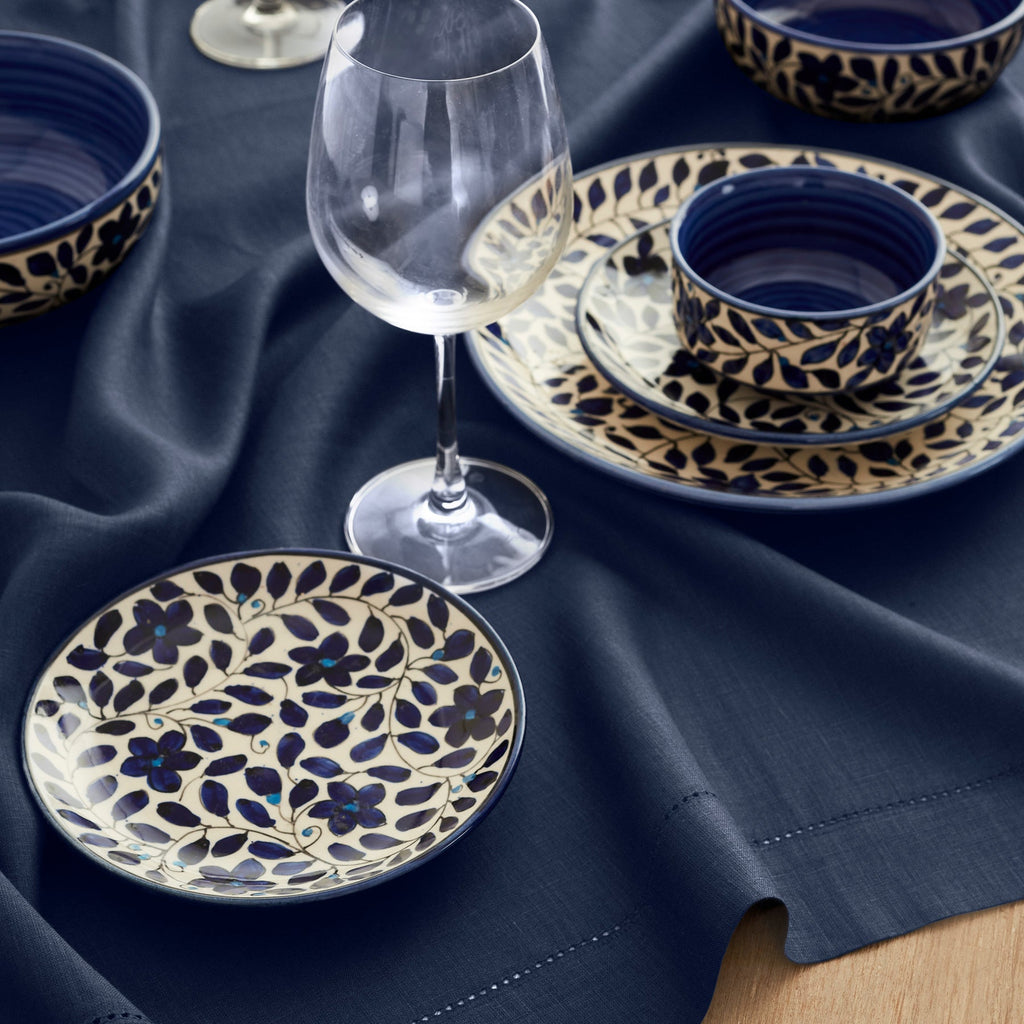 Classic Hemstitch Table Throw