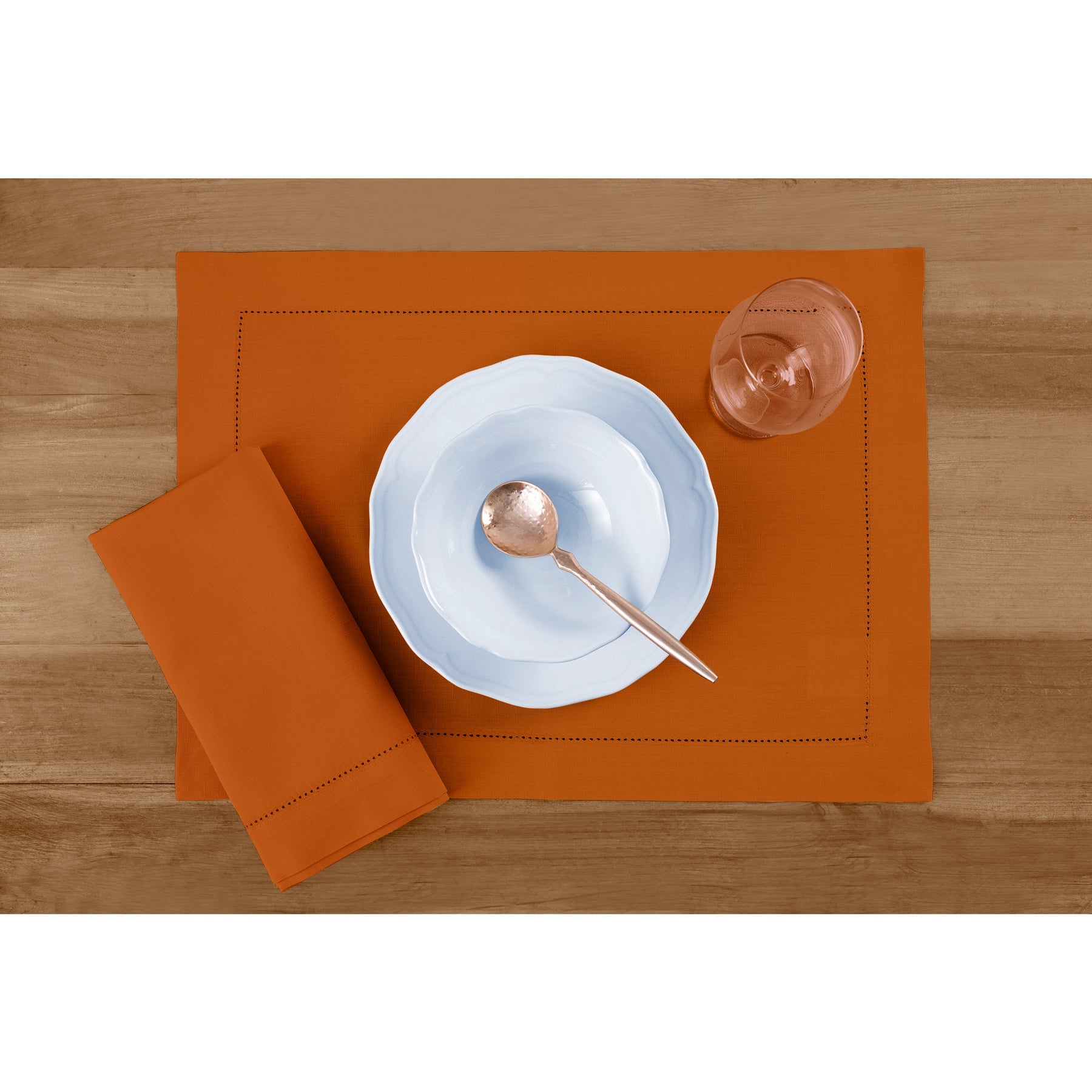 Cotton Linen Hemstitch Napkins