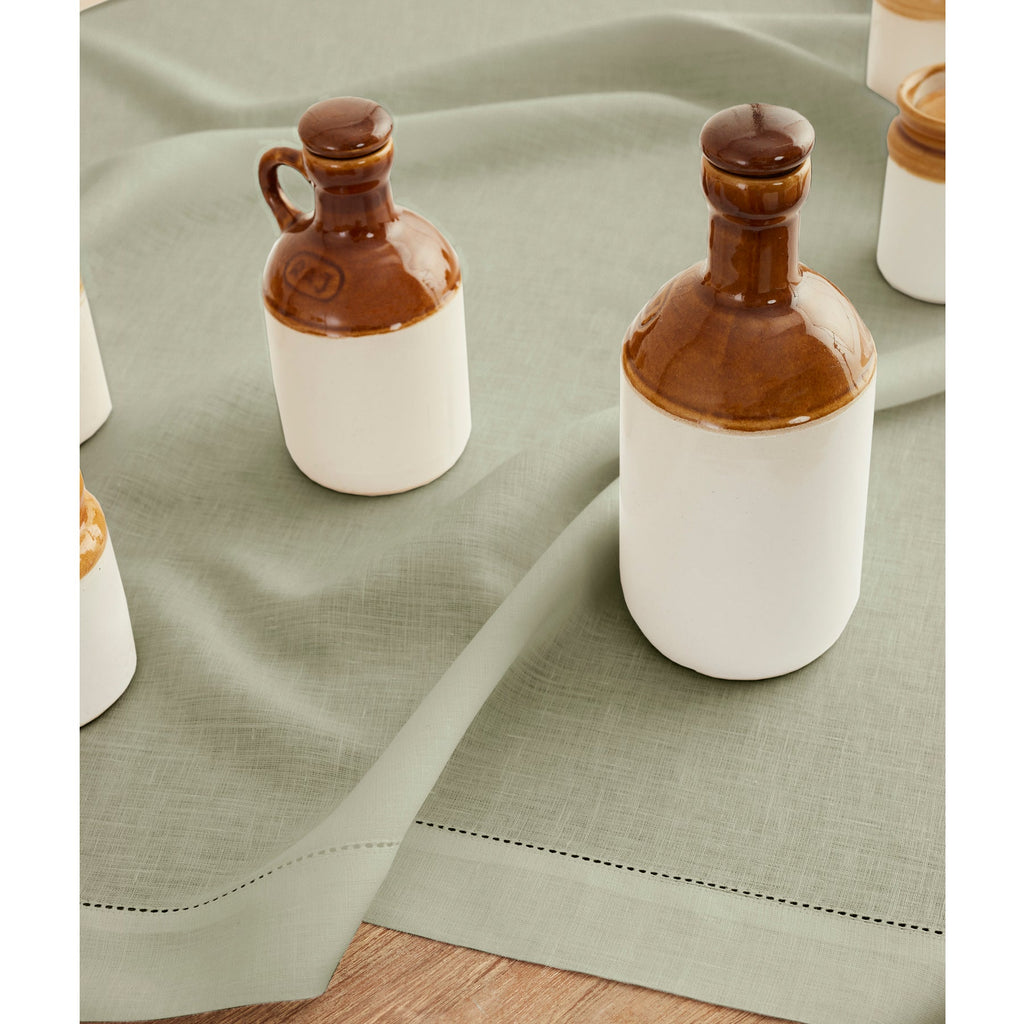 Classic Hemstitch Table Throw