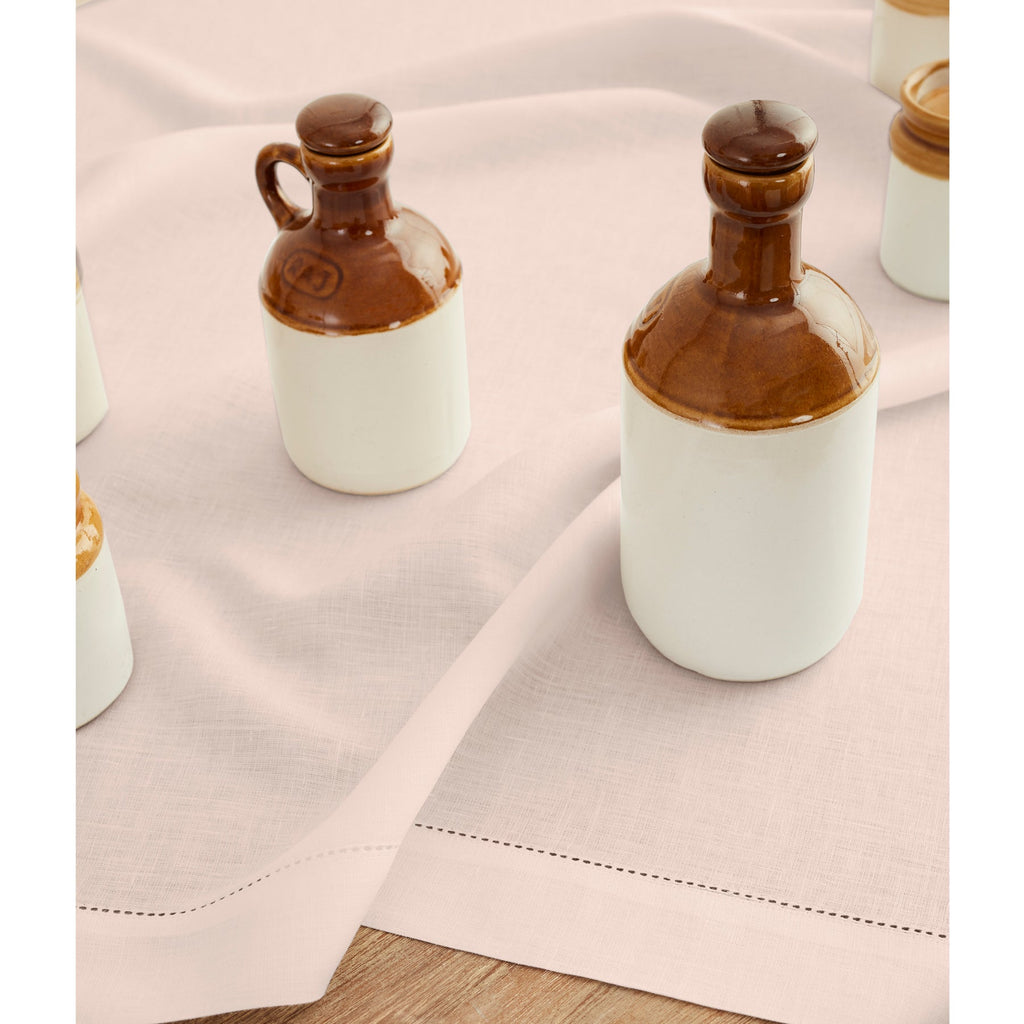 Classic Hemstitch Table Throw