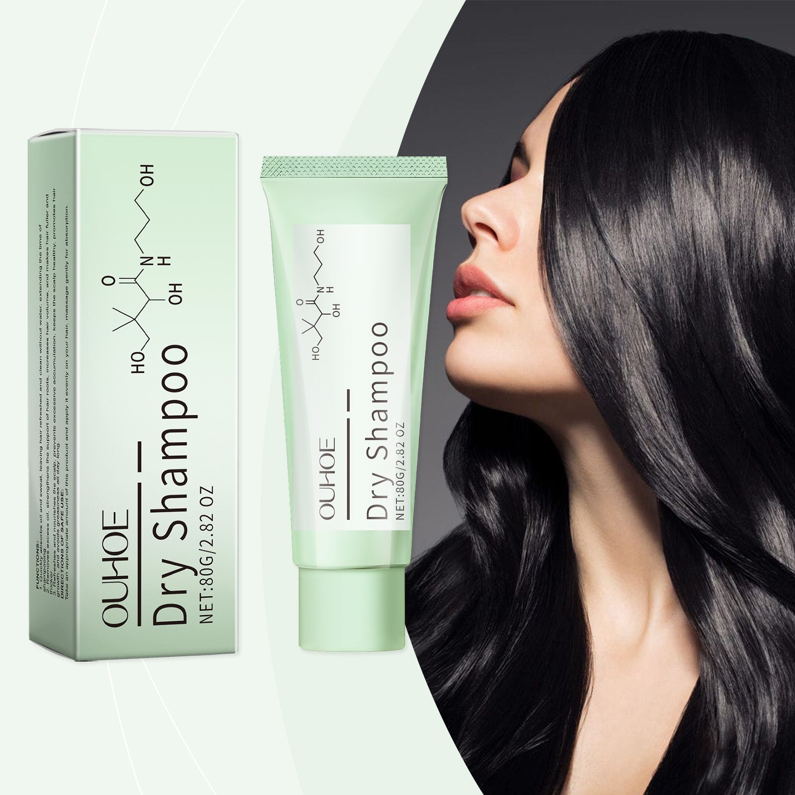 Shampooing Leave-In Hair Conditioner, Refreshing Dry Cleaning Shampooing For Lazy And Degreasing Long-Lasting Styling Shampoo