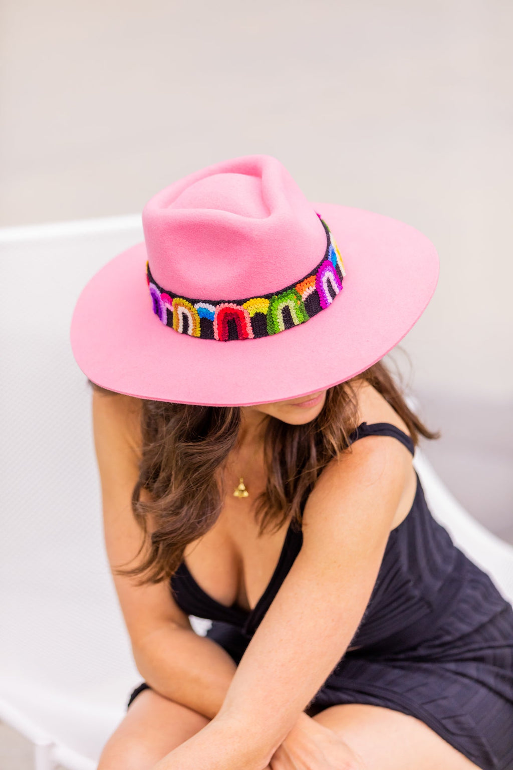 Bubble Gum Pink Western Hat