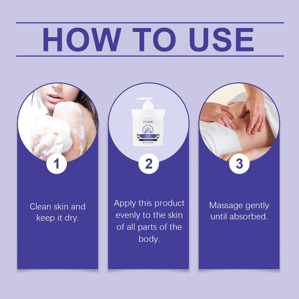 Coconut Body Moisturizer, Coconut Moisturizing Essence For The Whole Body To Lubricate Skin And Moisturize Light Lines