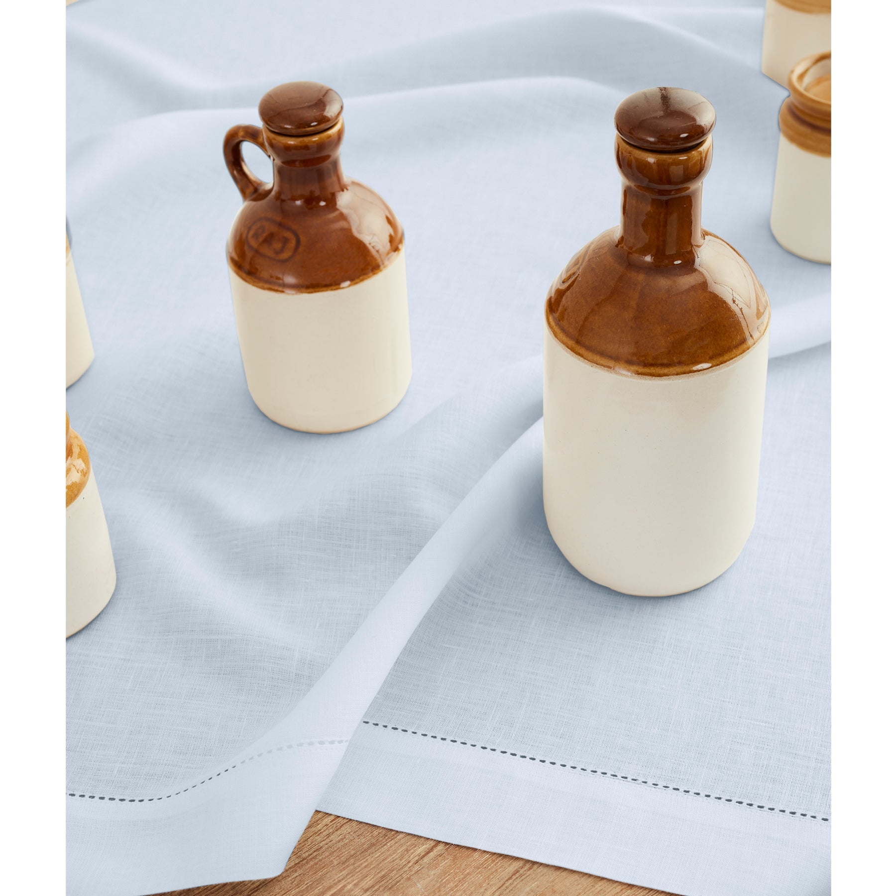 Classic Hemstitch Table Throw