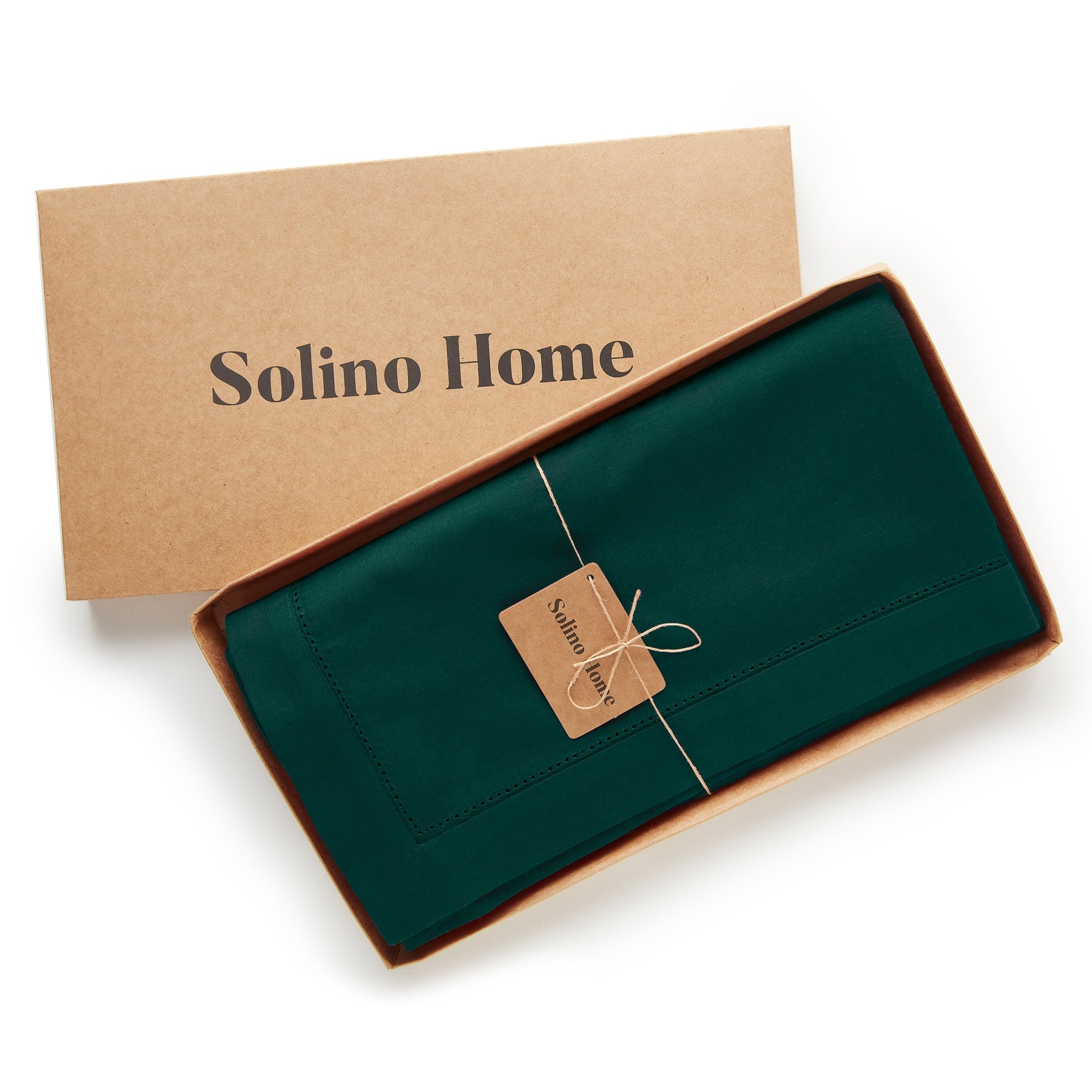 Cotton Linen Hemstitch Tablecloth