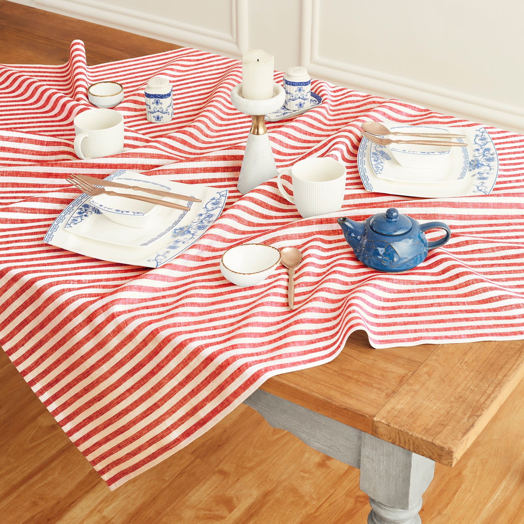 Amalfi Stripe Table Throw