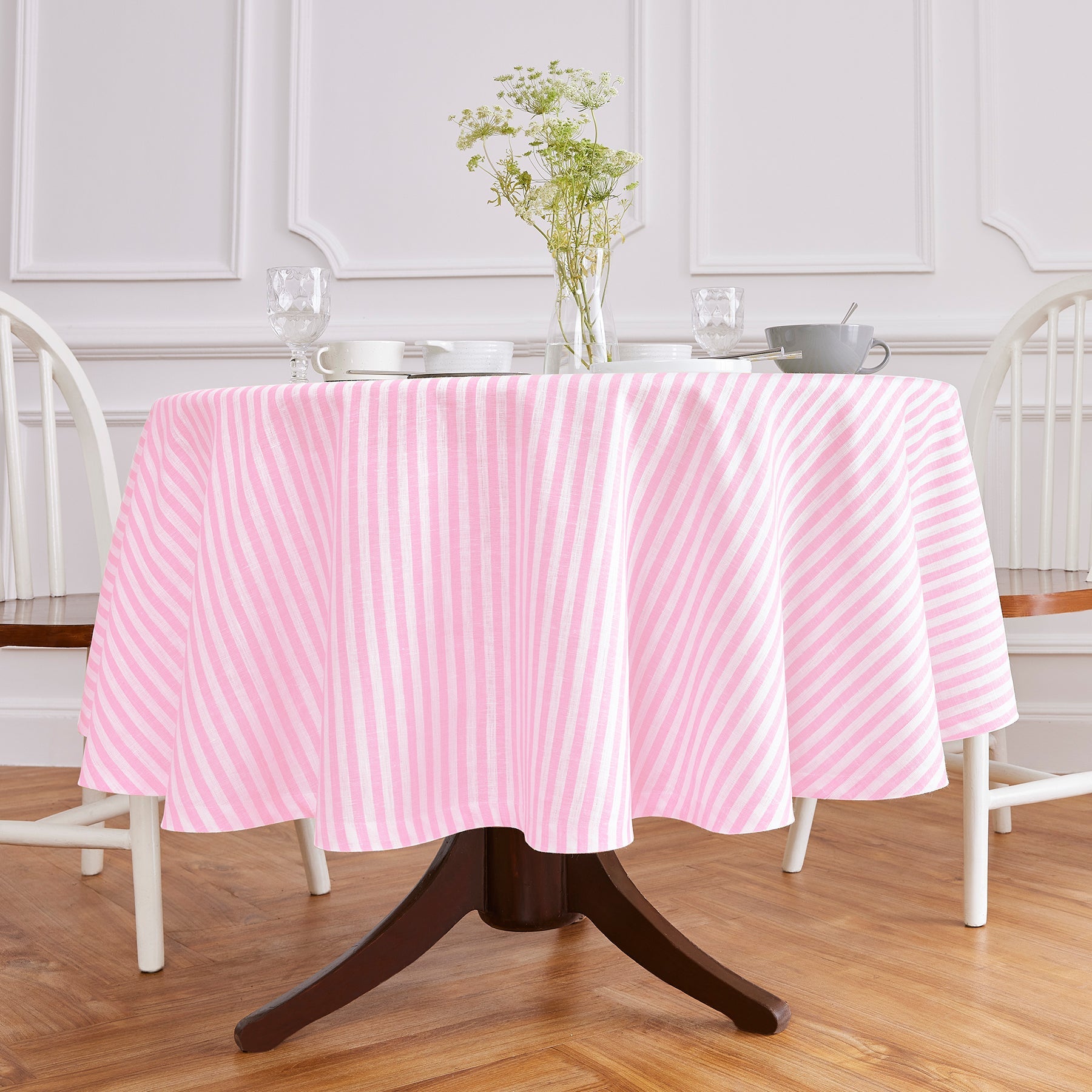 Amalfi Stripe Round Tablecloth