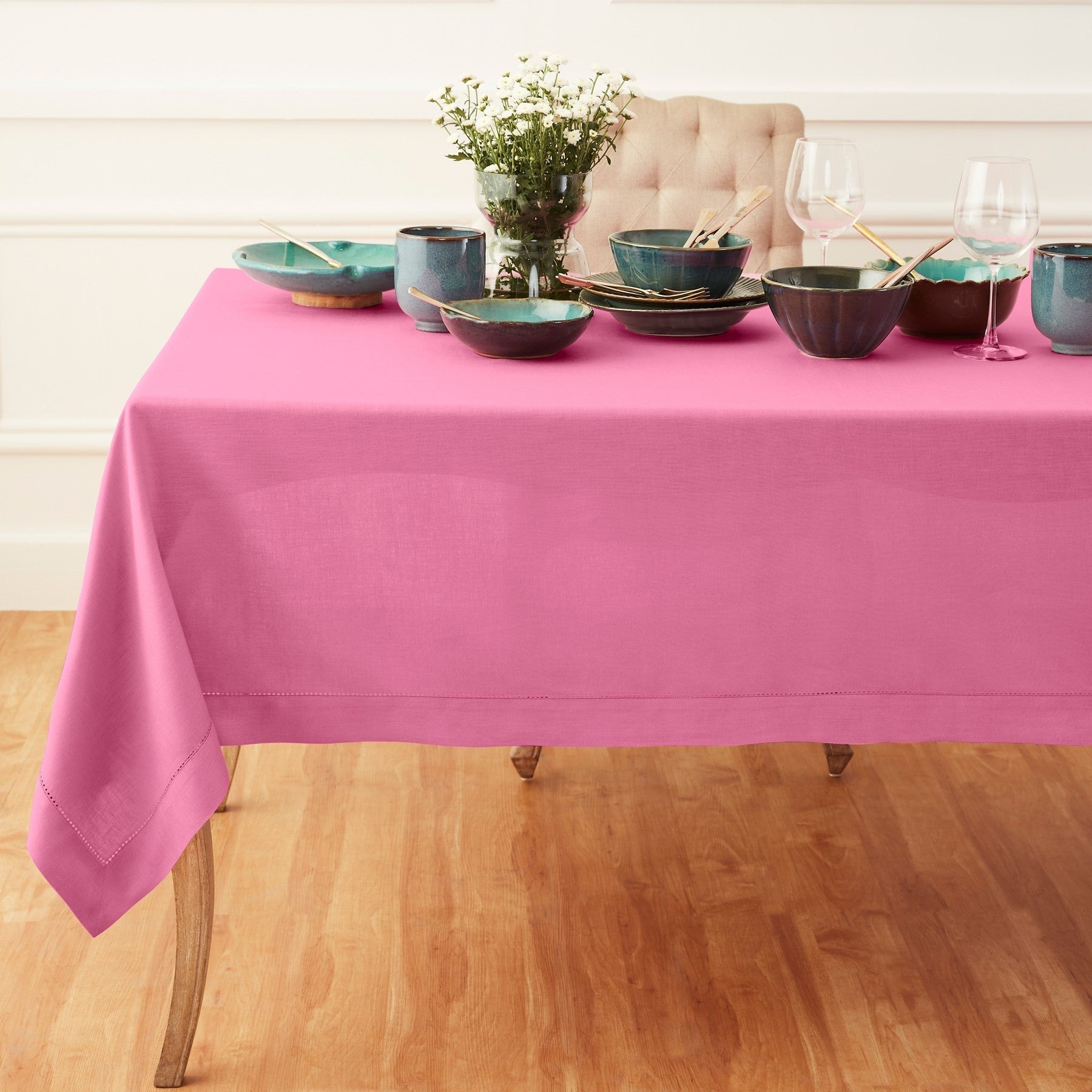 Classic Hemstitch Tablecloth
