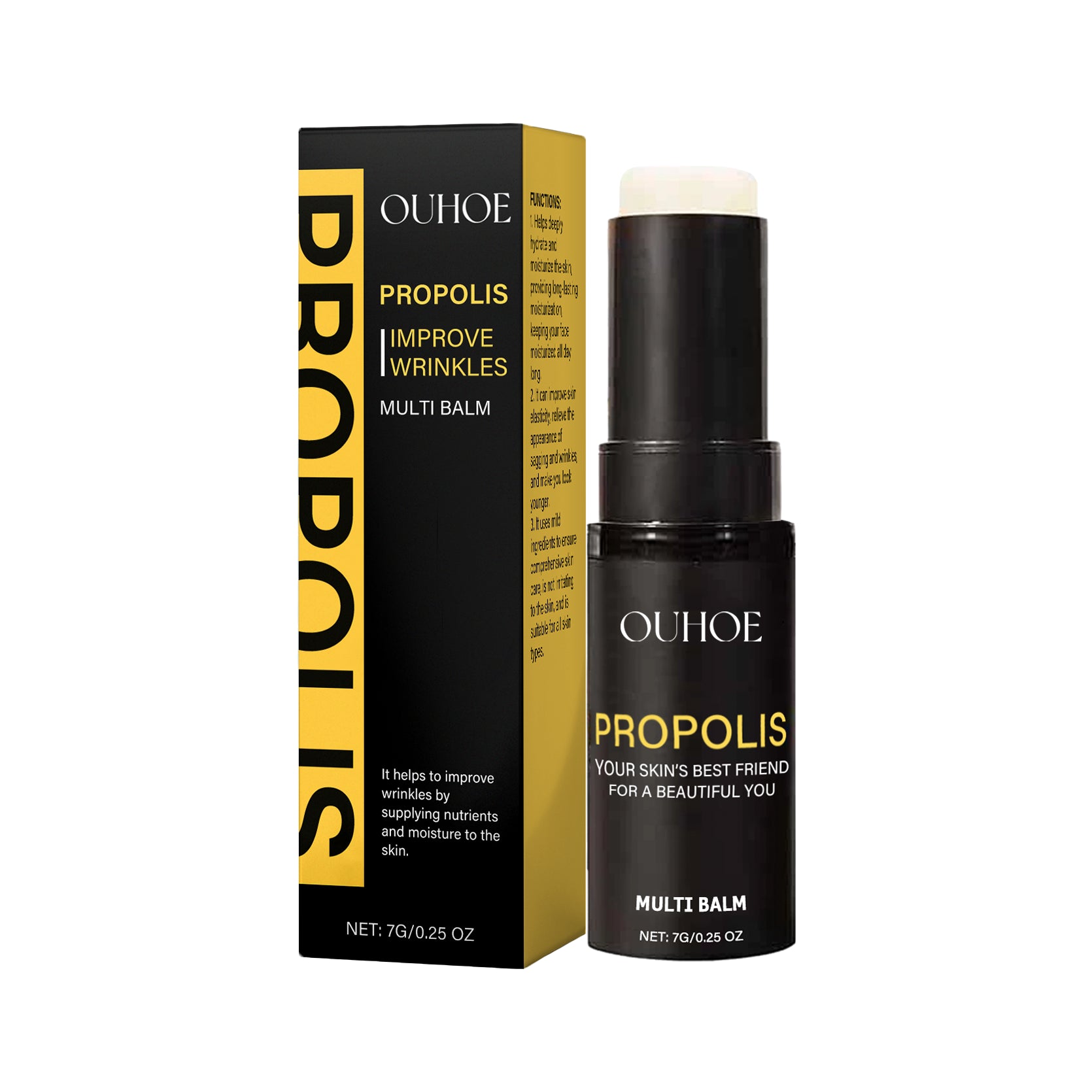 Propolis Eye Moisturizer, Moisturizing And Nourishing The Skin Around The Eyes, Firming, Lifting, Brightening And Anti-Wrinkle Care