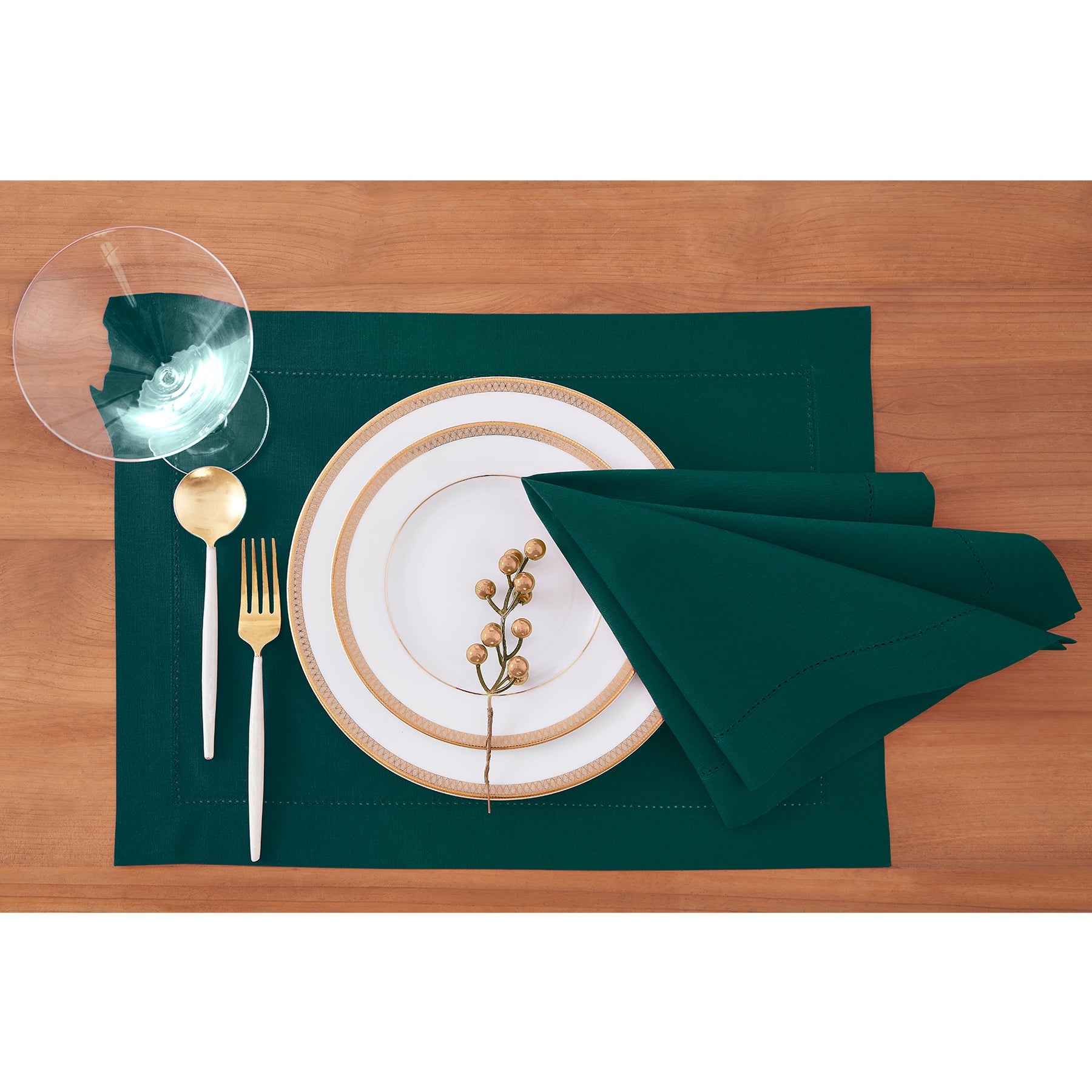 Cotton Linen Hemstitch Napkins