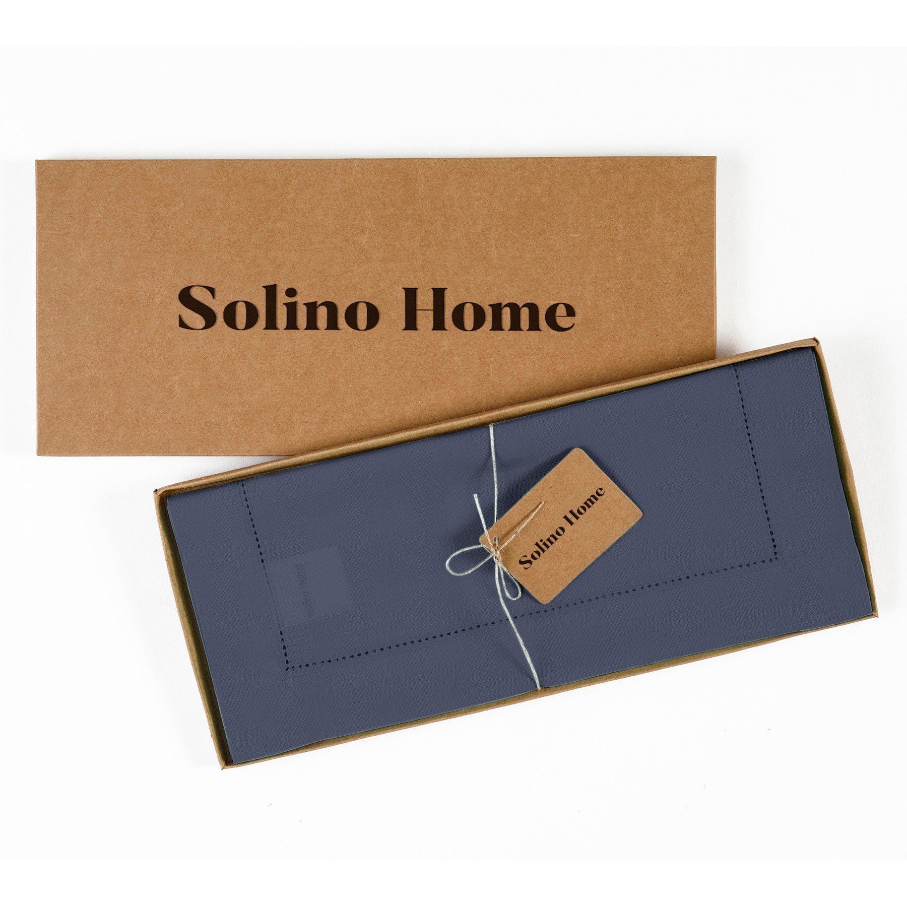 Cotton Linen Hemstitch Table Runner