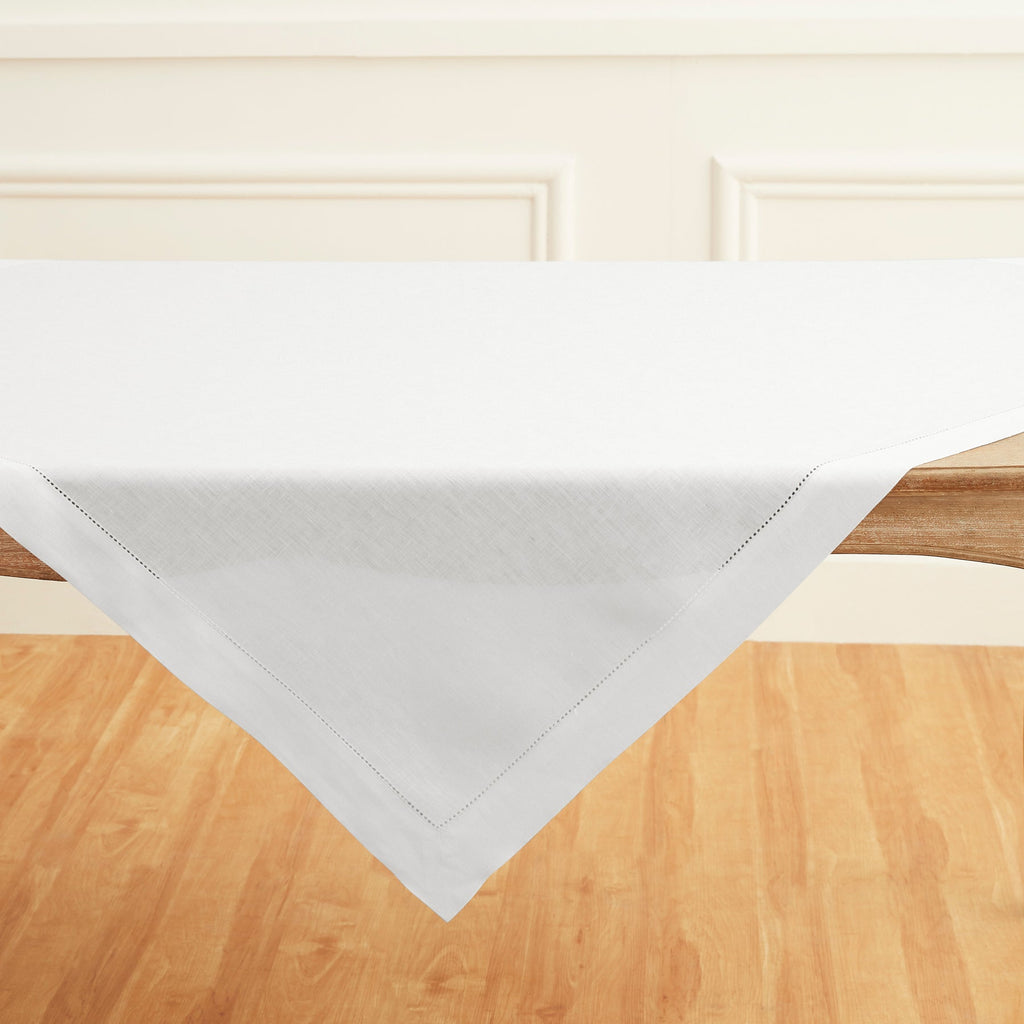 Classic Hemstitch Table Throw