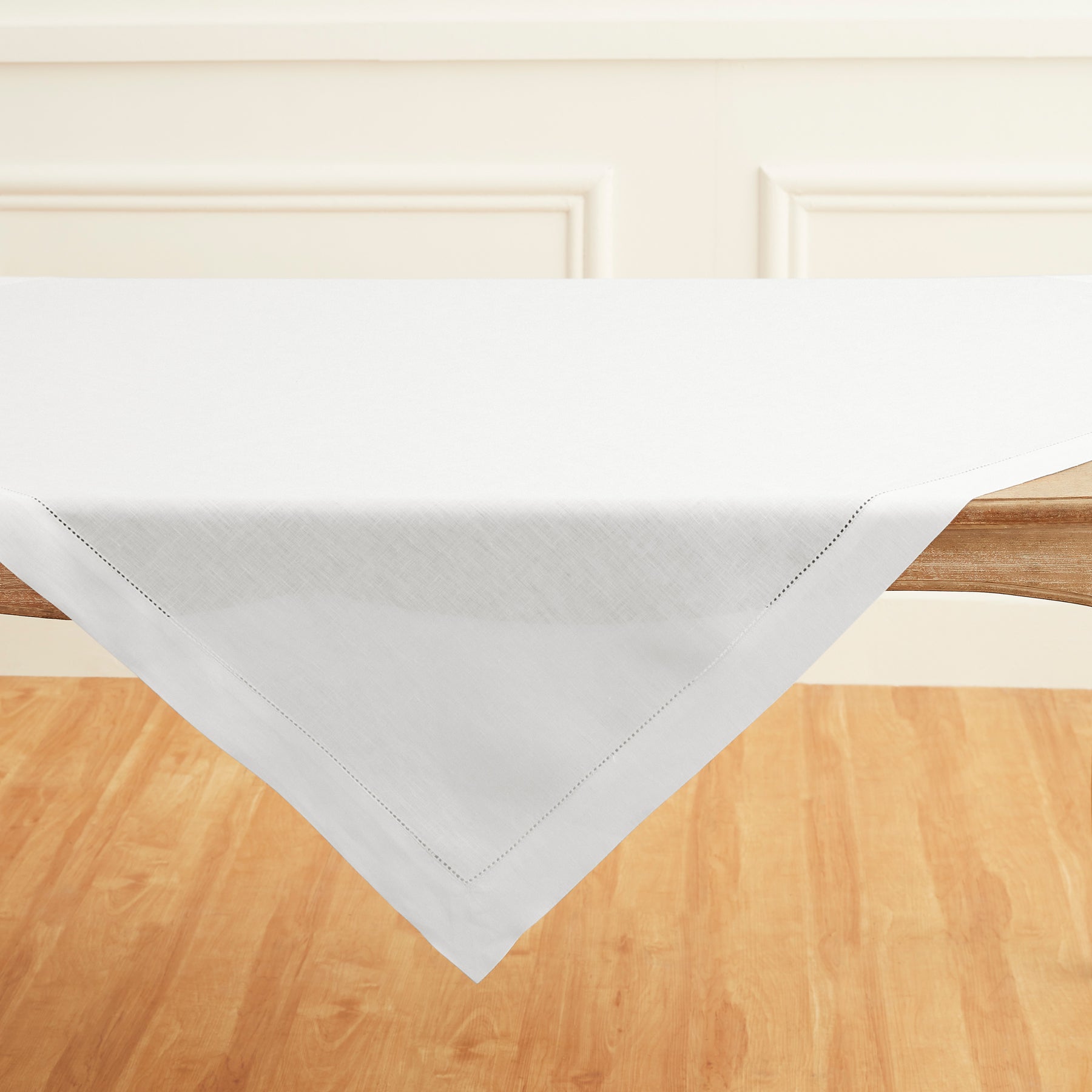 Classic Hemstitch Table Throw