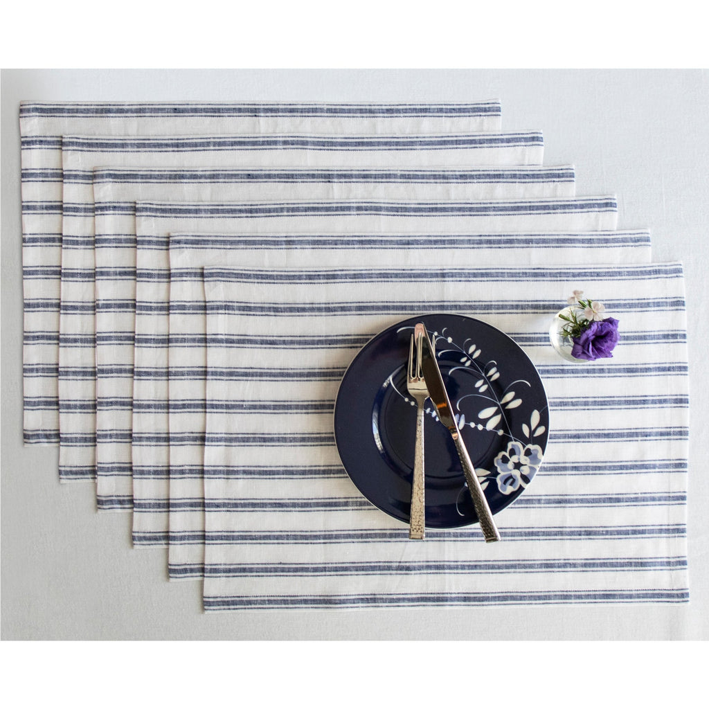 Capri Ticking Stripe Placemats