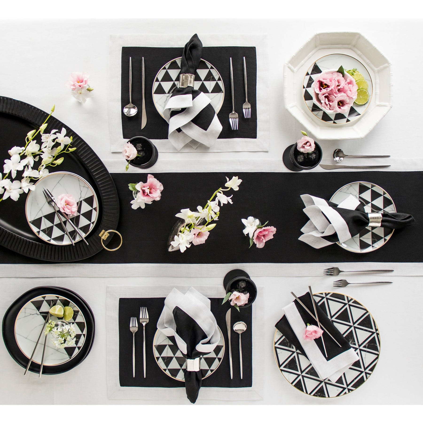 Festive Edge Napkins, Set of 4