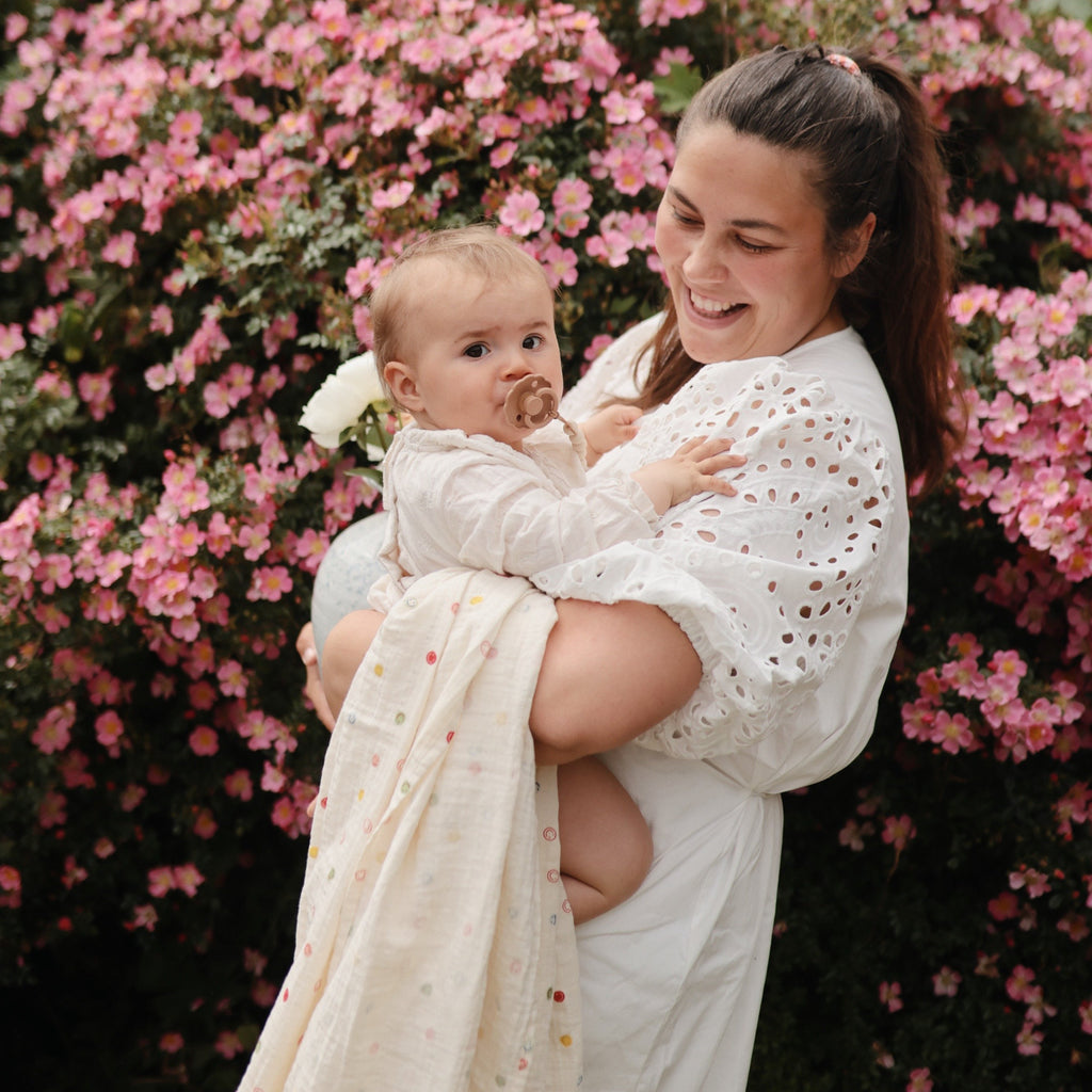 Organic Cotton Muslin Swaddle Blanket