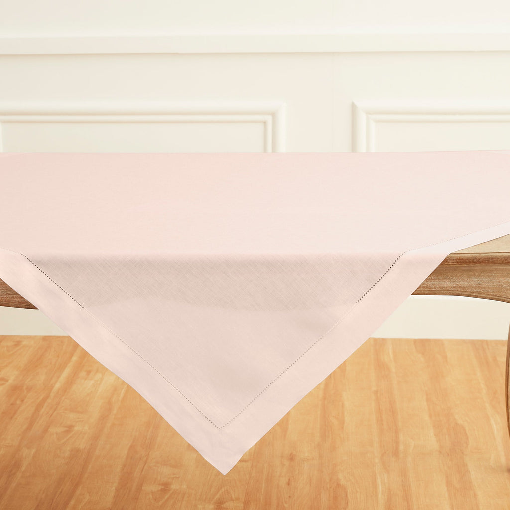 Classic Hemstitch Table Throw
