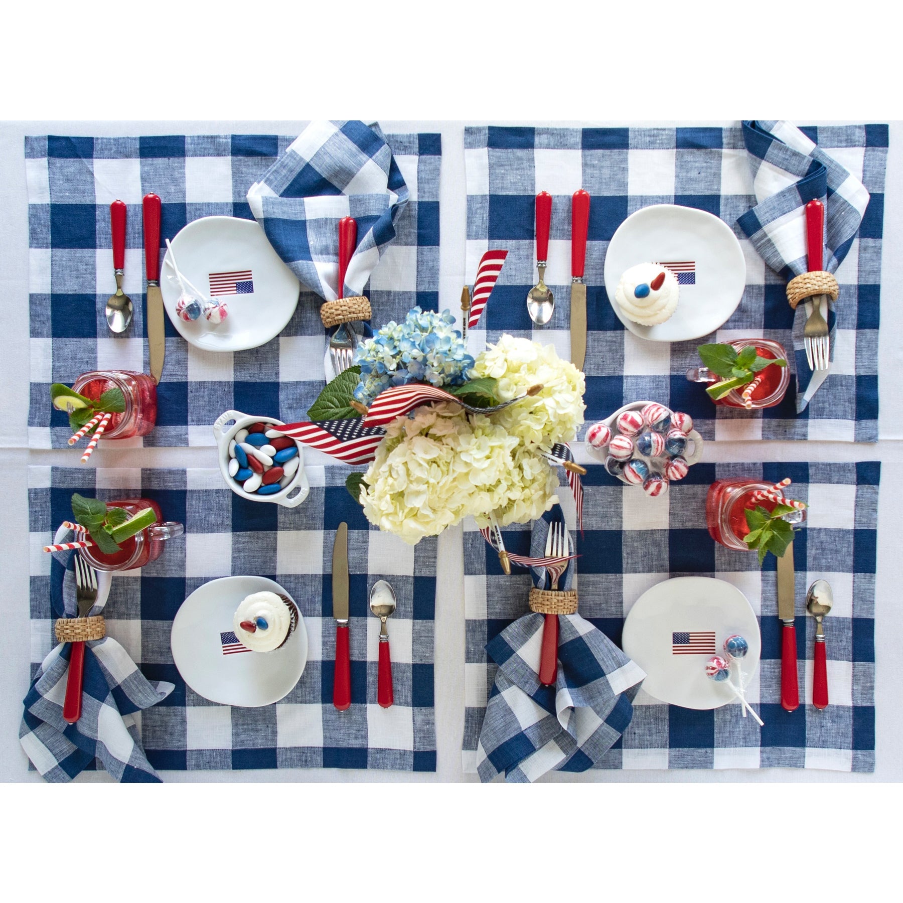 Buffalo Check Placemats, Set of 4