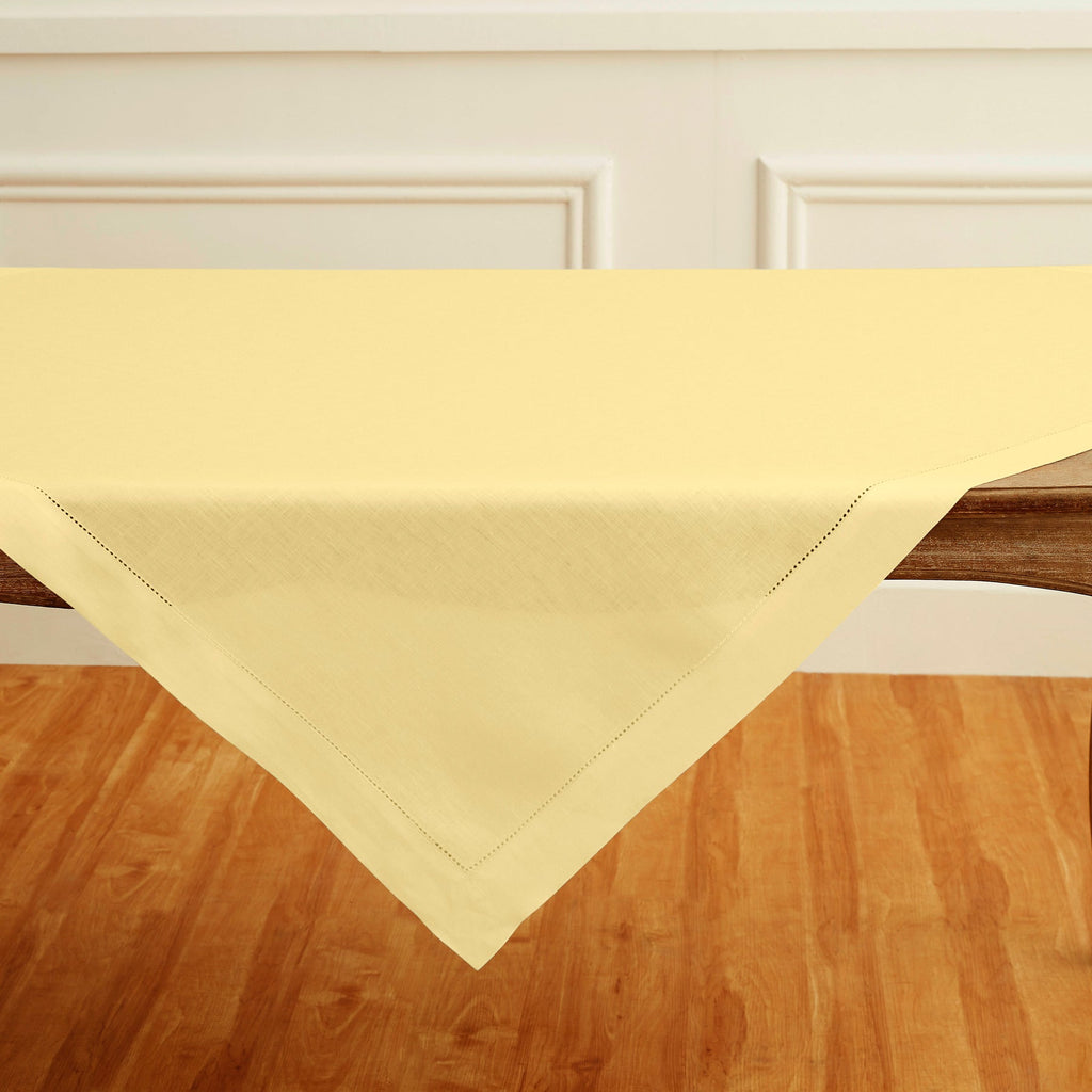 Classic Hemstitch Table Throw