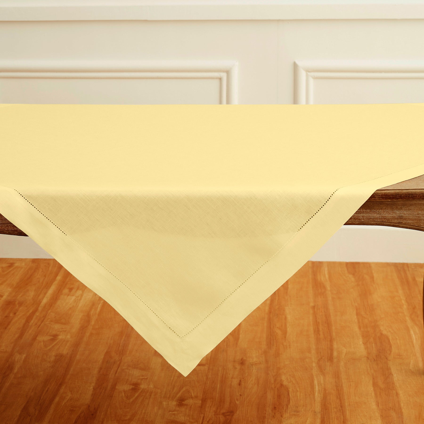 Classic Hemstitch Table Throw