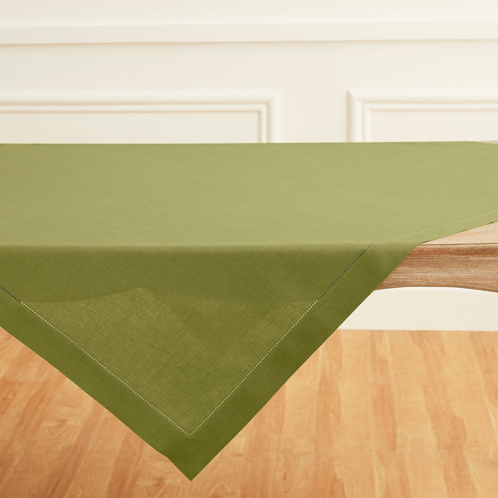 Classic Hemstitch Table Throw