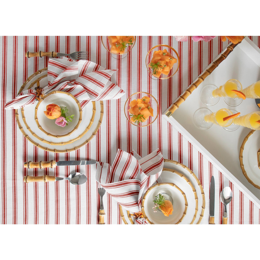 Capri Ticking Stripe Tablecloth