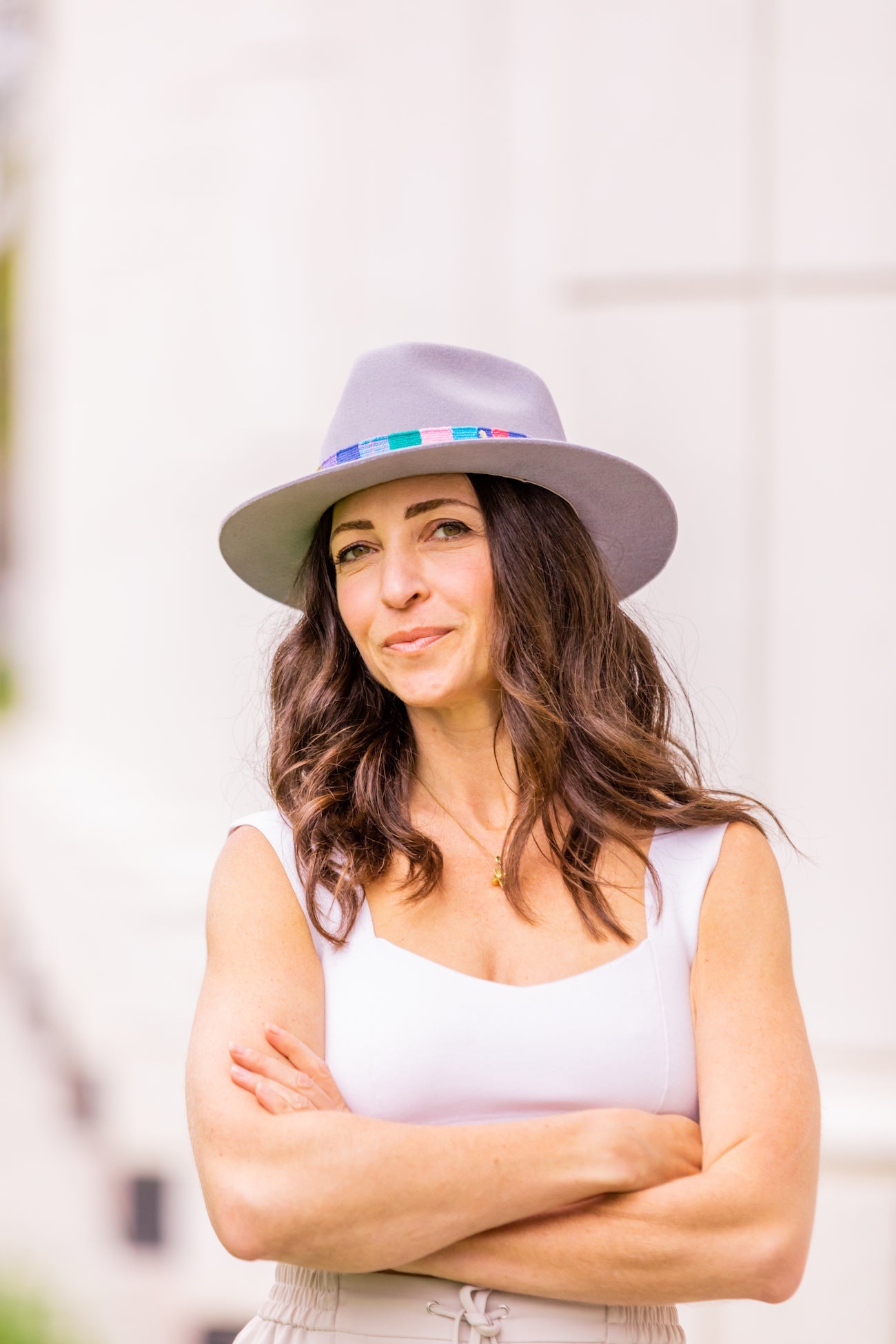 Hazy Lavender Fedora Hat