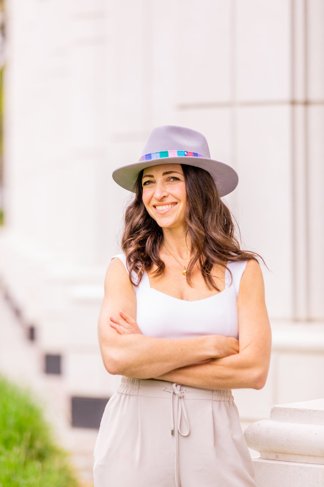 Hazy Lavender Fedora Hat