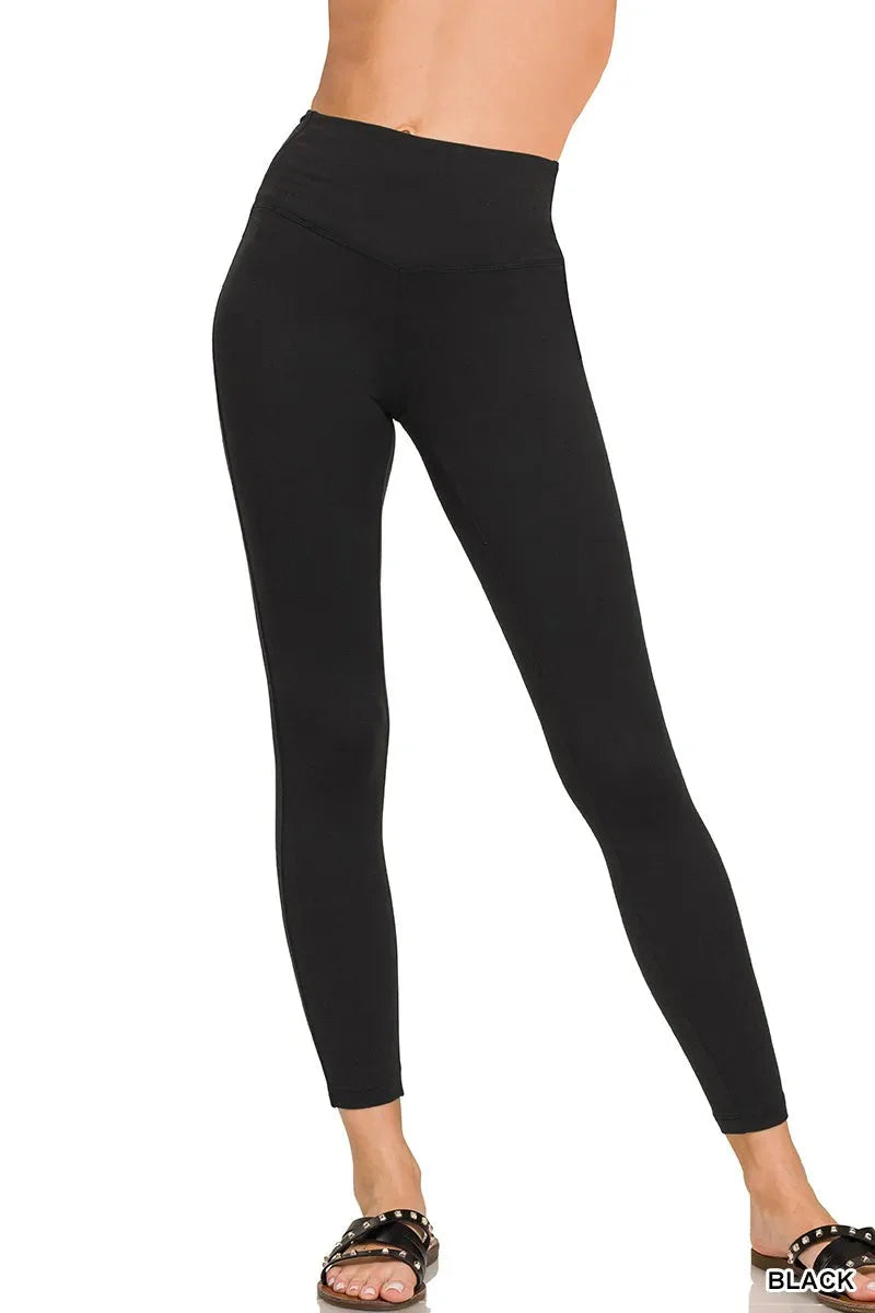 Zenana Full Length Brushed Microfiber Leggings