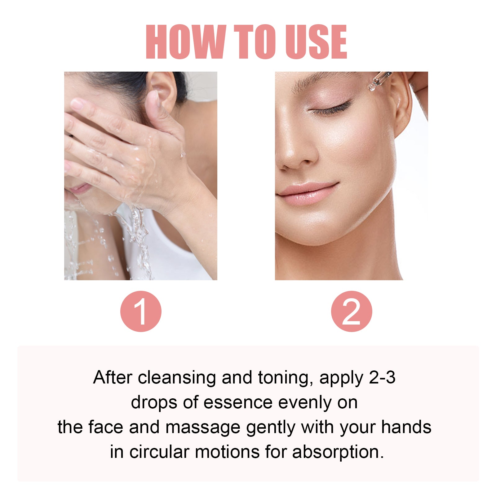 Nicotinamide Essence Tights And Moisturizes Pores, Lighens Acne Marks And Spots, Moisturizes And Brighens Skin