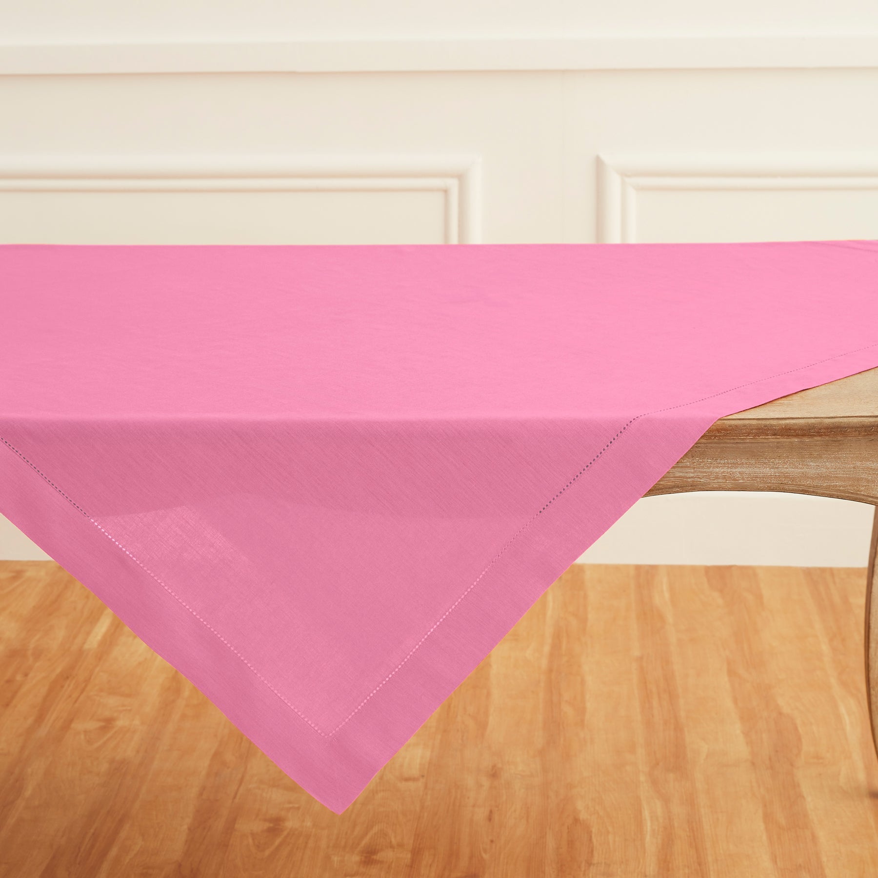 Classic Hemstitch Table Throw