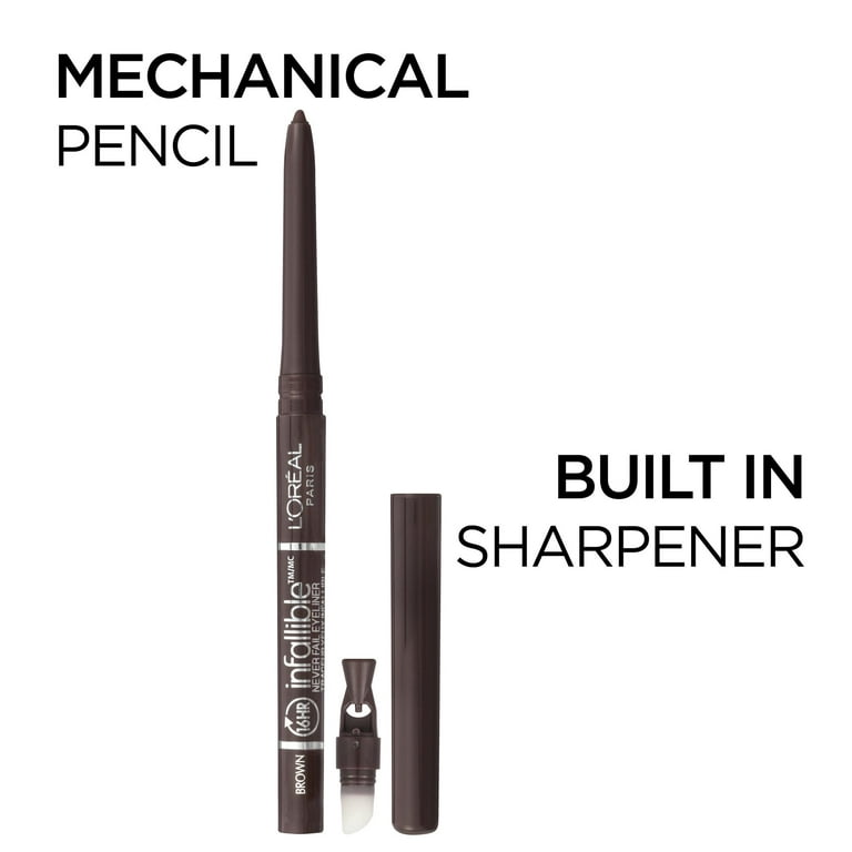 L'OREAL Infallible Never Fail Pencil Eyeliner With Built In Sharpener