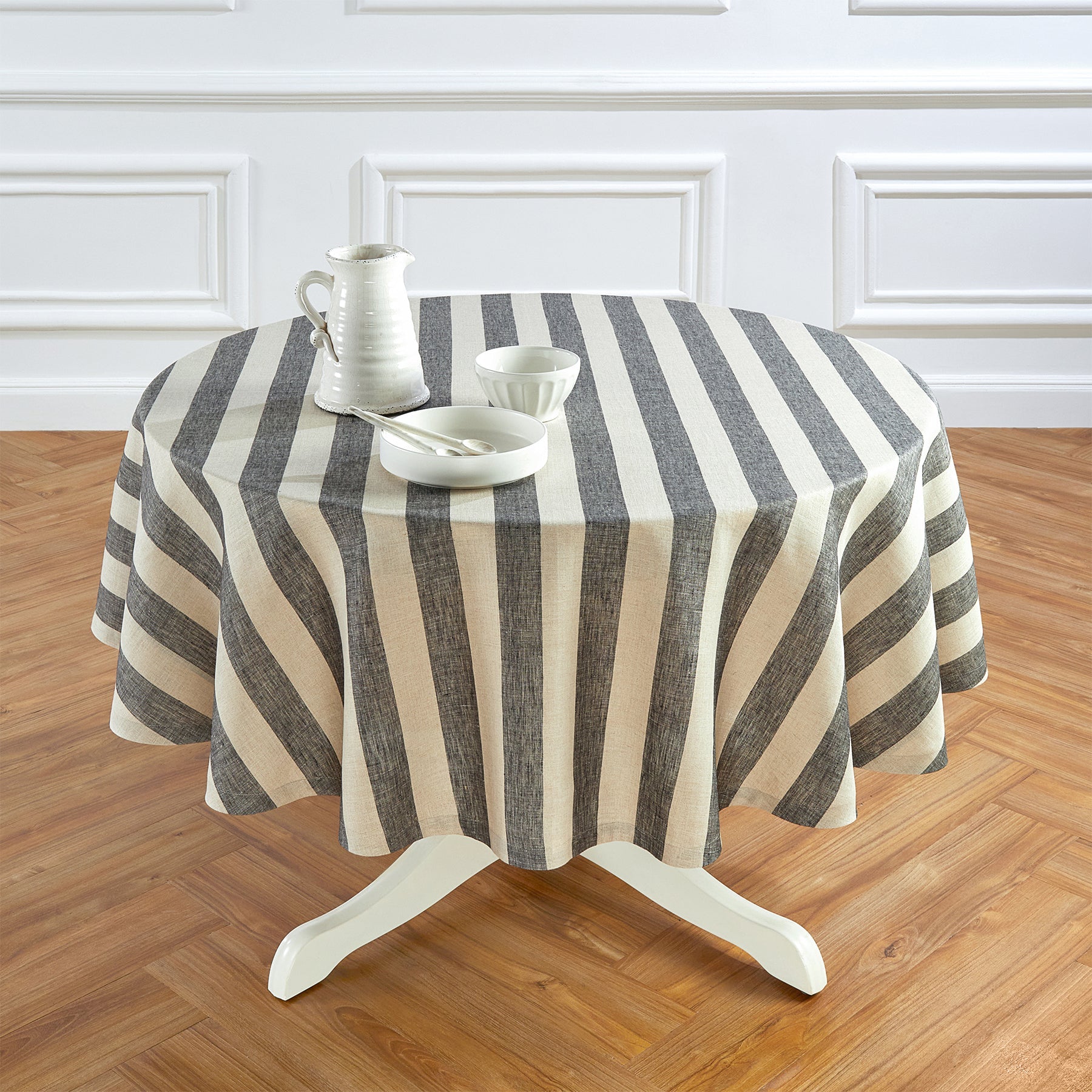 Cabana Stripe Round Tablecloth