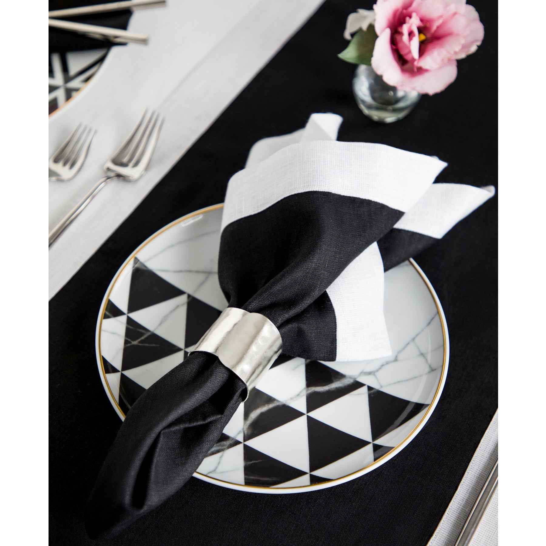 Festive Edge Napkins, Set of 4