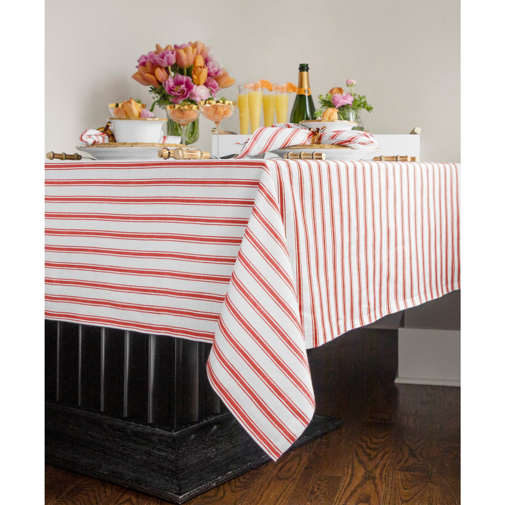 Capri Ticking Stripe Tablecloth