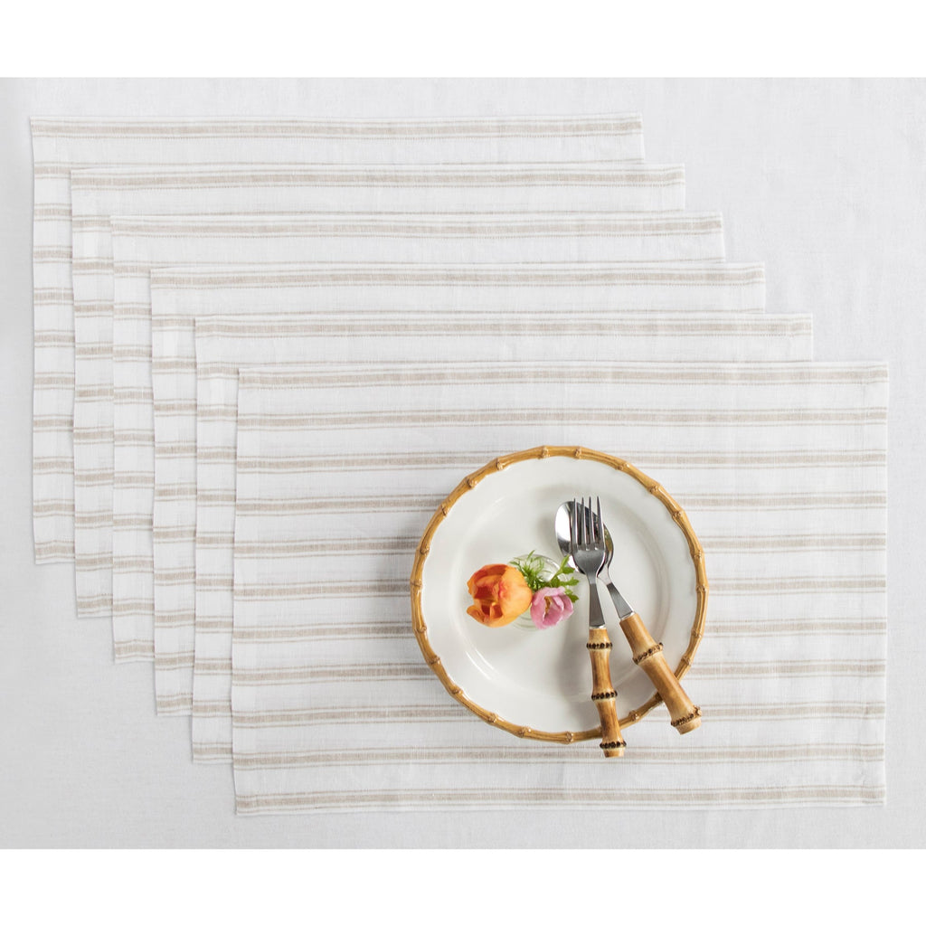Capri Ticking Stripe Placemats