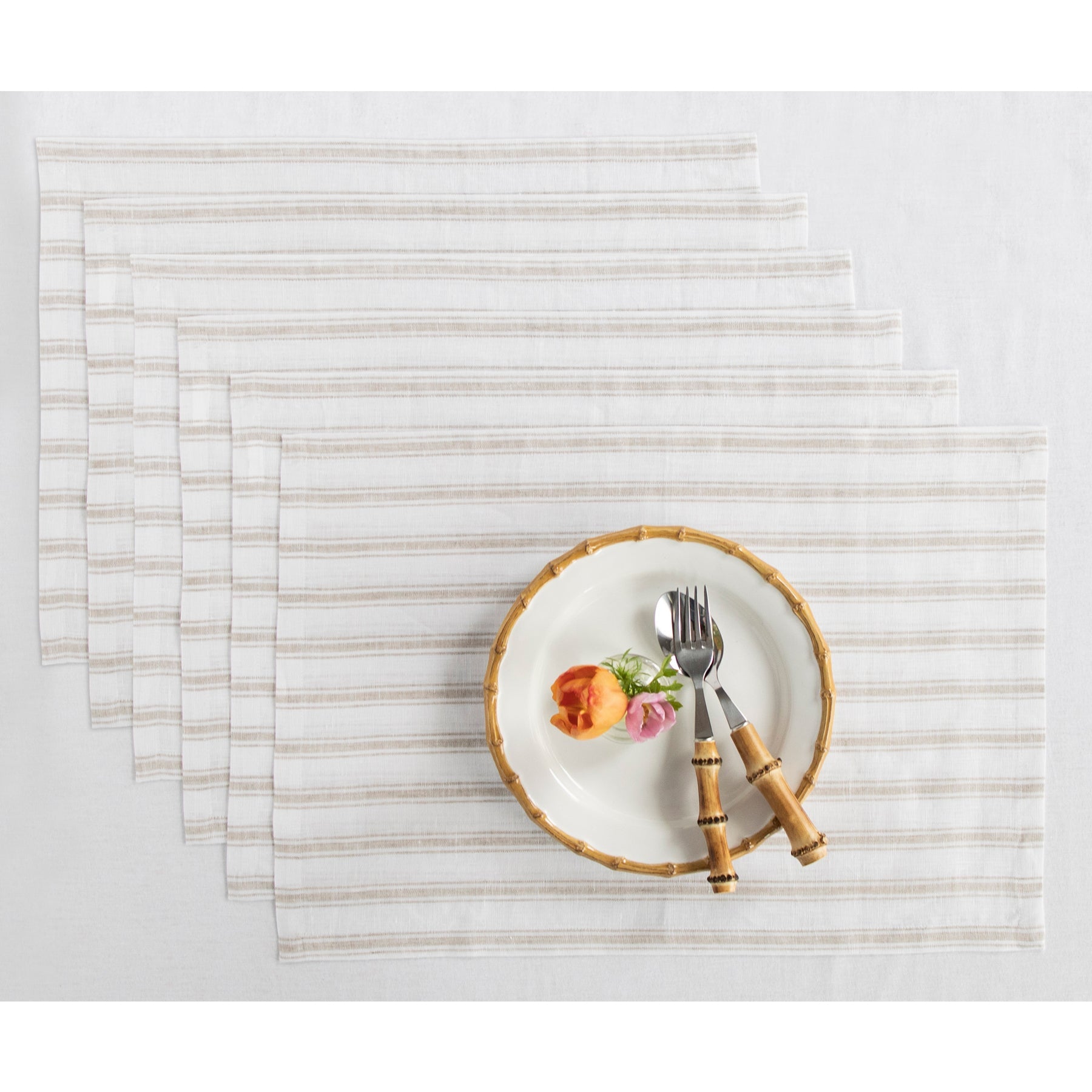 Capri Ticking Stripe Placemats