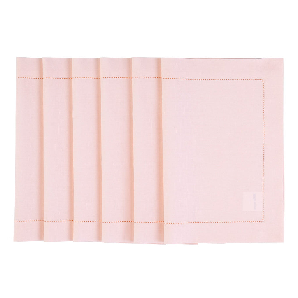 Cotton Linen Hemstitch Placemats