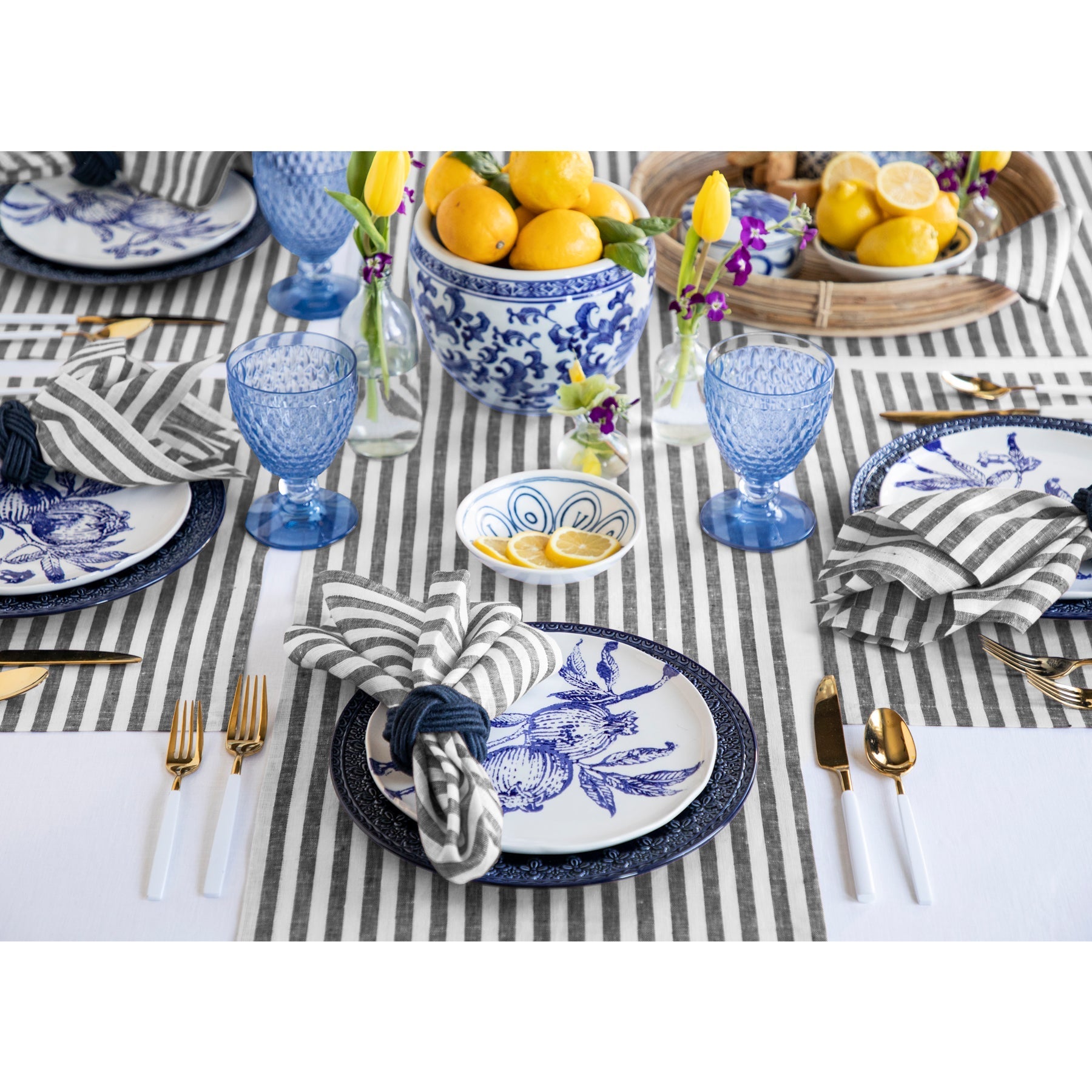 Amalfi Stripe Table Runner