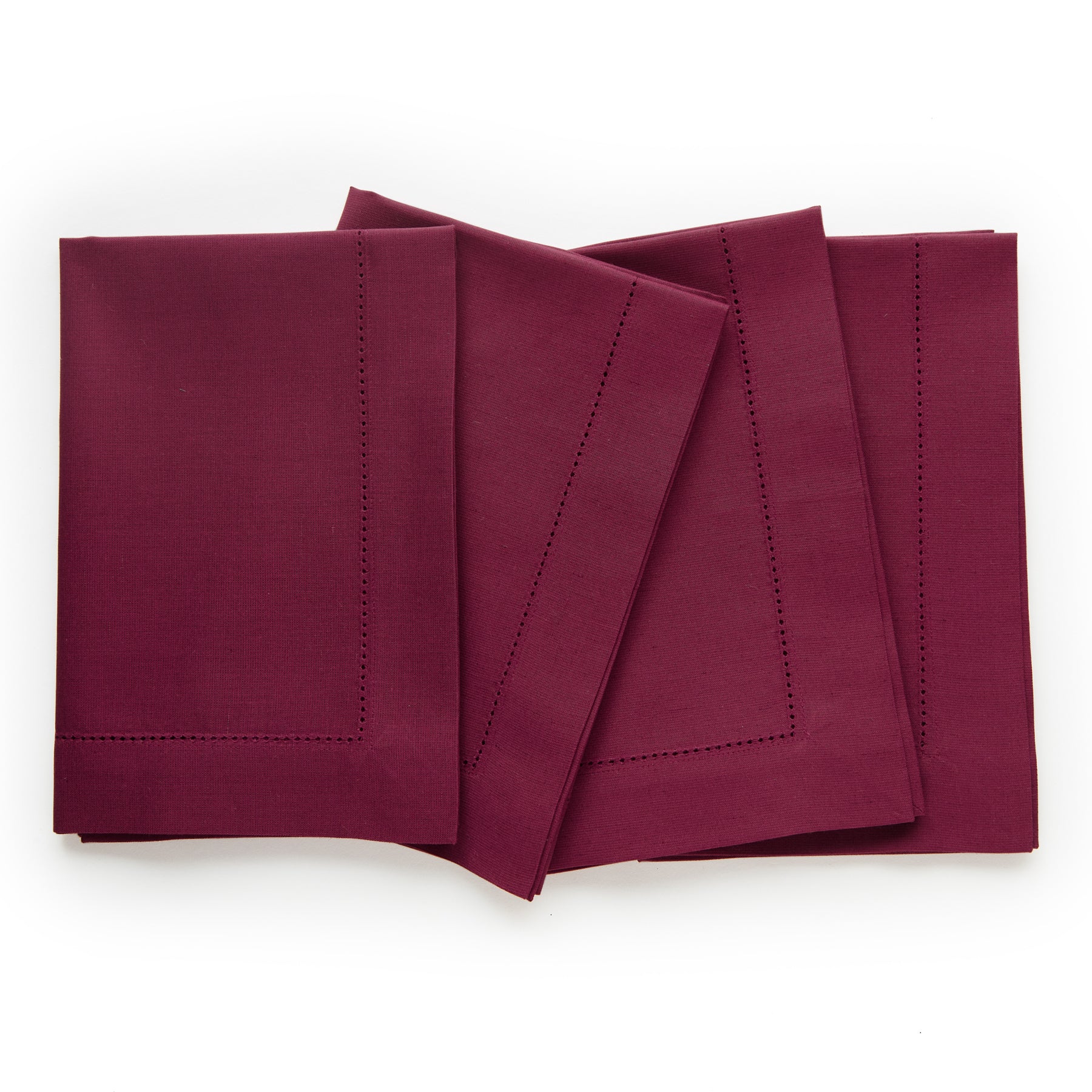Cotton Linen Hemstitch Napkins