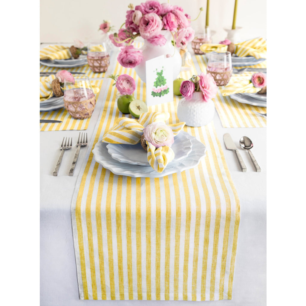 Amalfi Stripe Table Runner